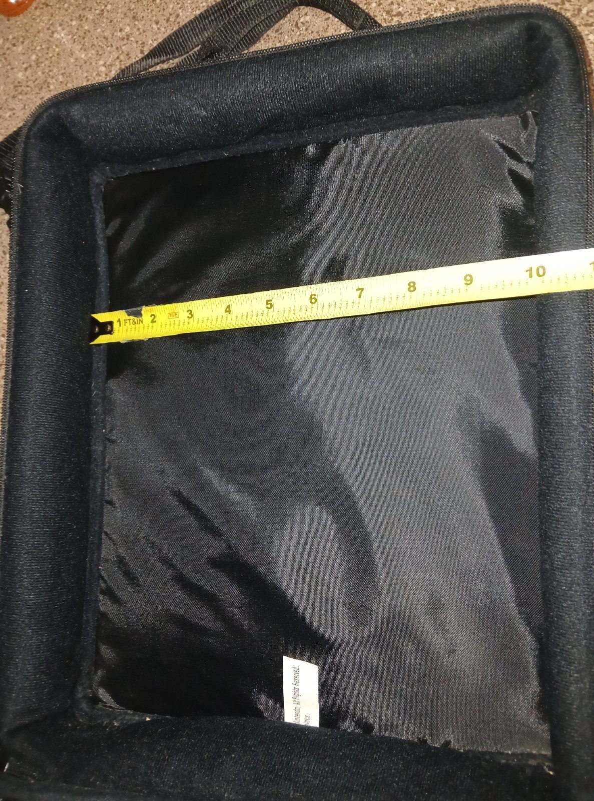 OEM Nintendo 64 Soft Carrying Case Game-Tote Bag , 1997 N64 Travel Bag, Used