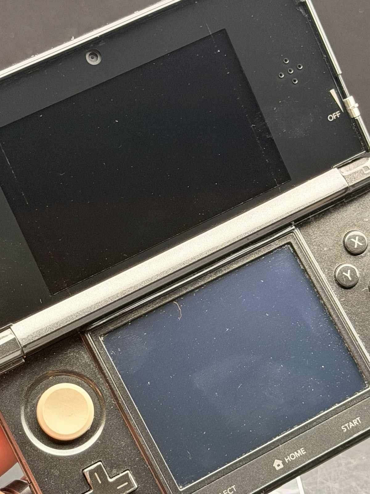 Nintendo 3DS Cosmo Black Console Tested Working European (PAL) TESTED