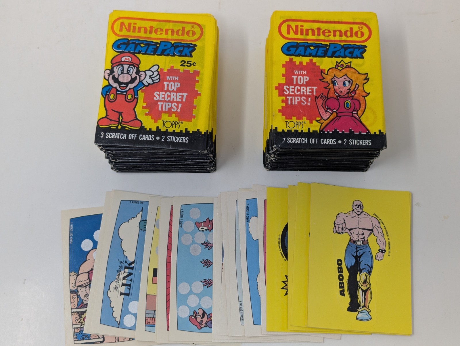 Vintage Topps Nintendo Game Packs Trading Card – Rare