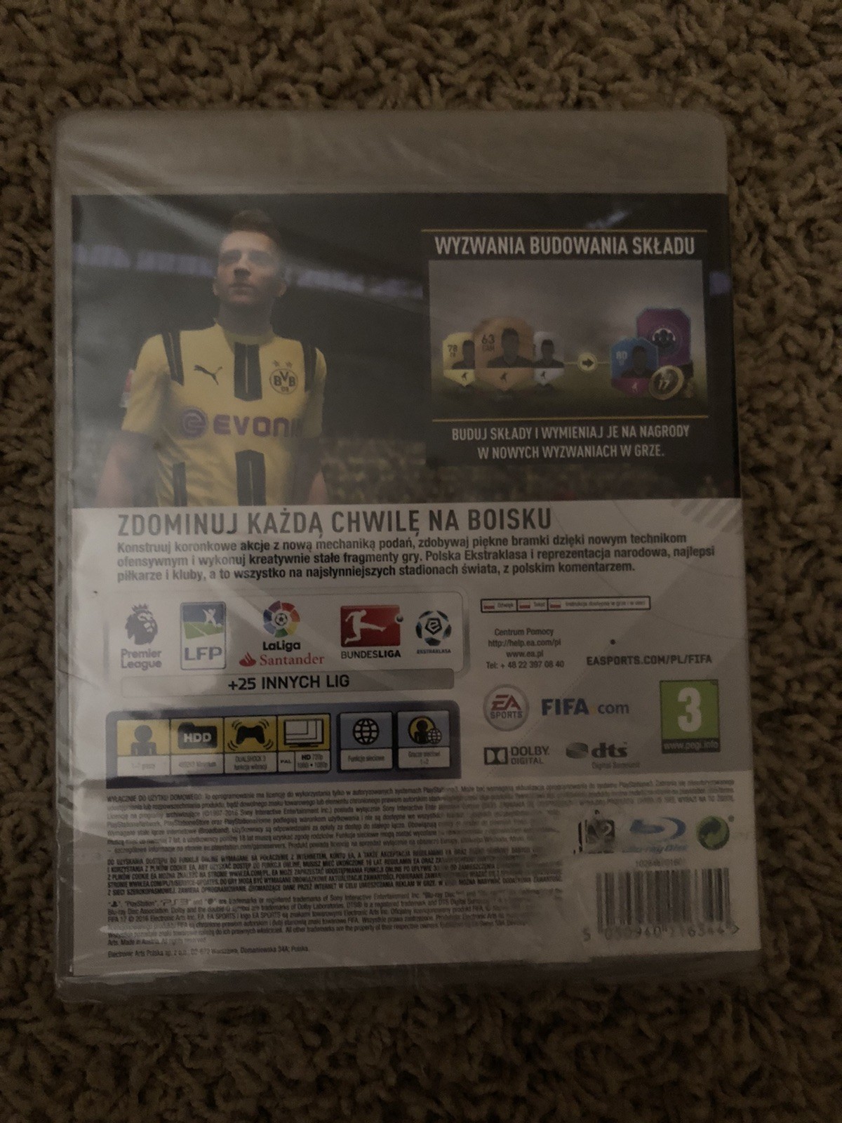 FIFA 17 EA Sports PS3 Poland Version Multiple Languages – Brand New Sealed