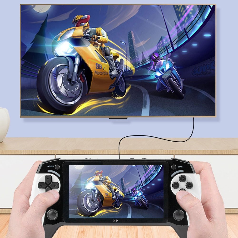 X9 Retro Handheld Game Console,5.5″IPS ScreenVideo Games,20,000+ Classic Games