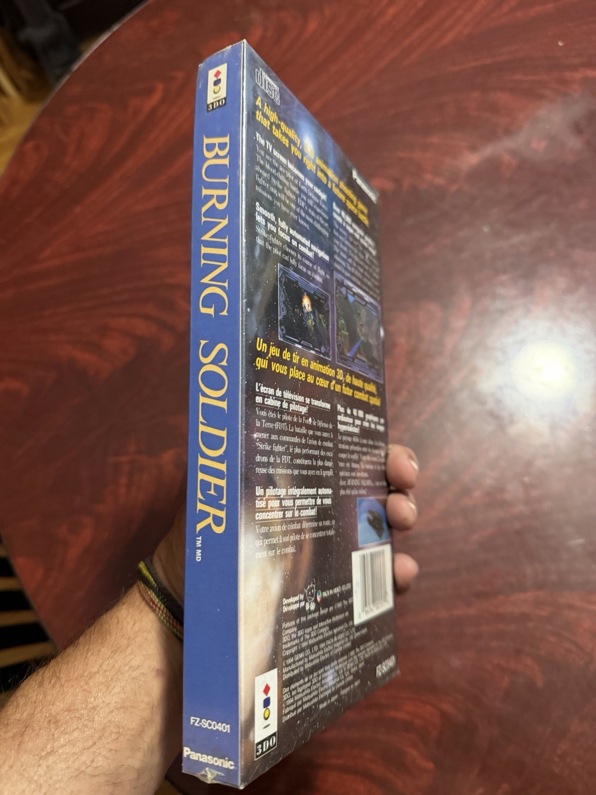 Burning Soldier (3DO, 1994) for the 3D0 System – Brand New, Sealed in Long Box