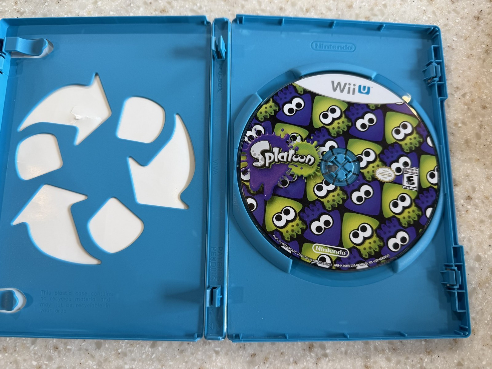 SPLATOON WII U NINTENDO WIIU WII U GAME & CASE NES HQ