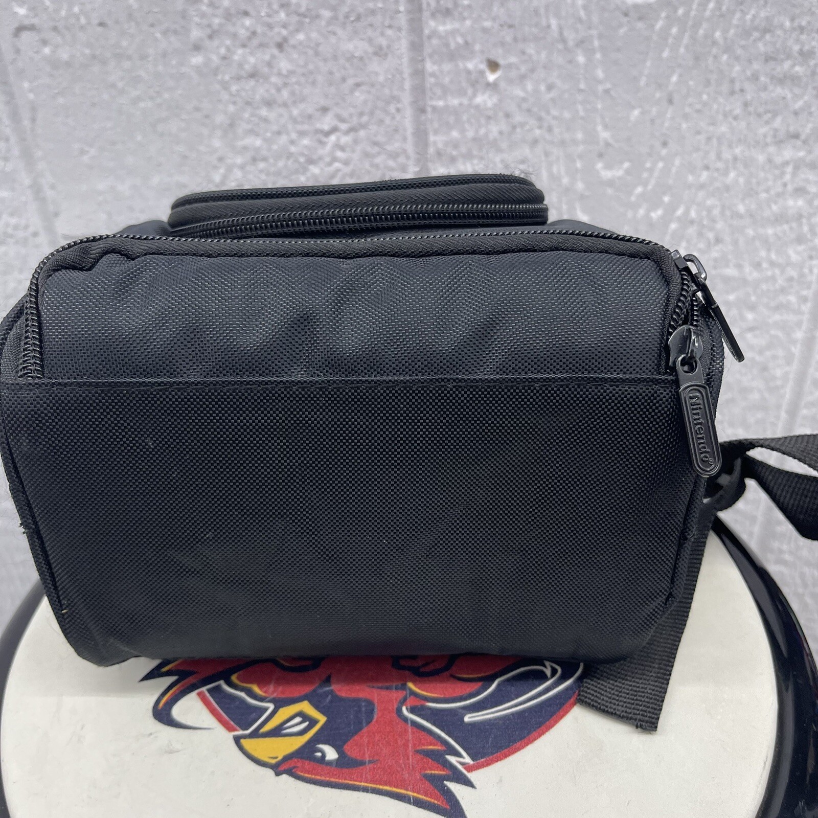 Nintendo Mini Backpack Gameboy/DS 2DS 3DS Black Red Carrying Travel Case Used