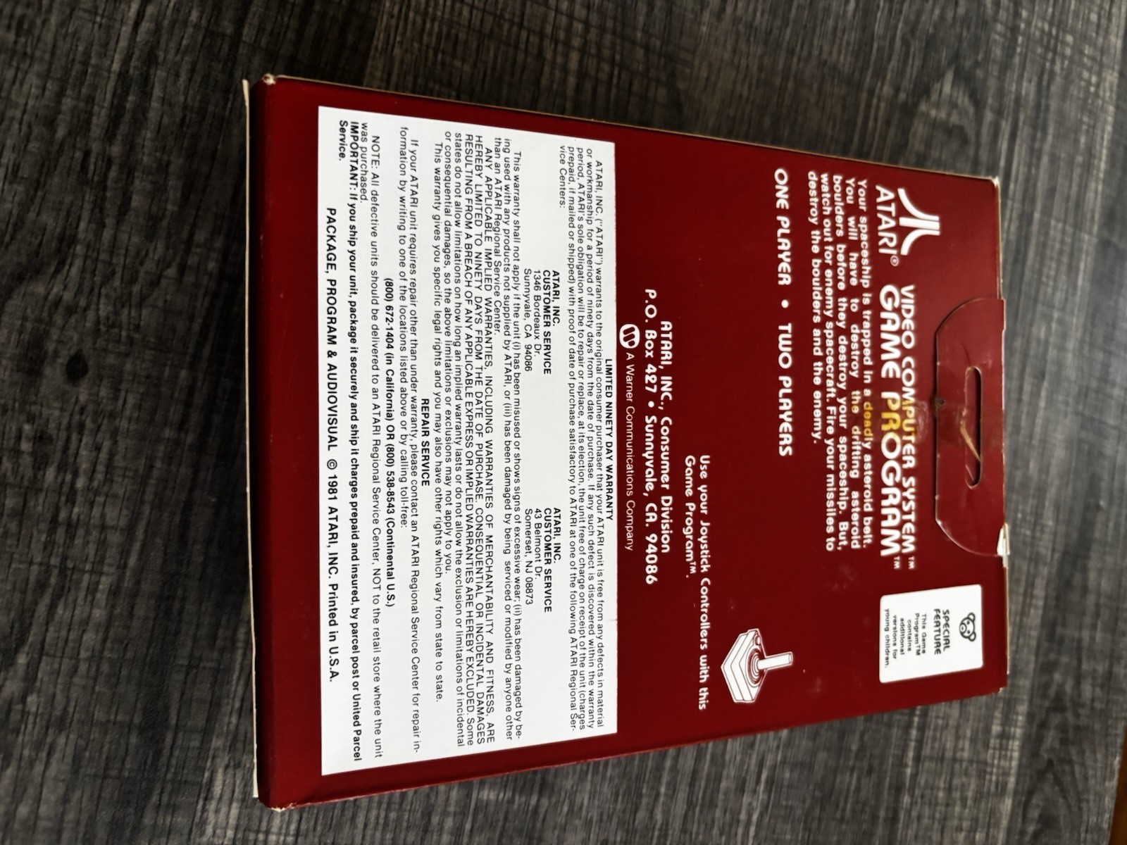 Asteroids (Atari 2600, 1981) Sealed