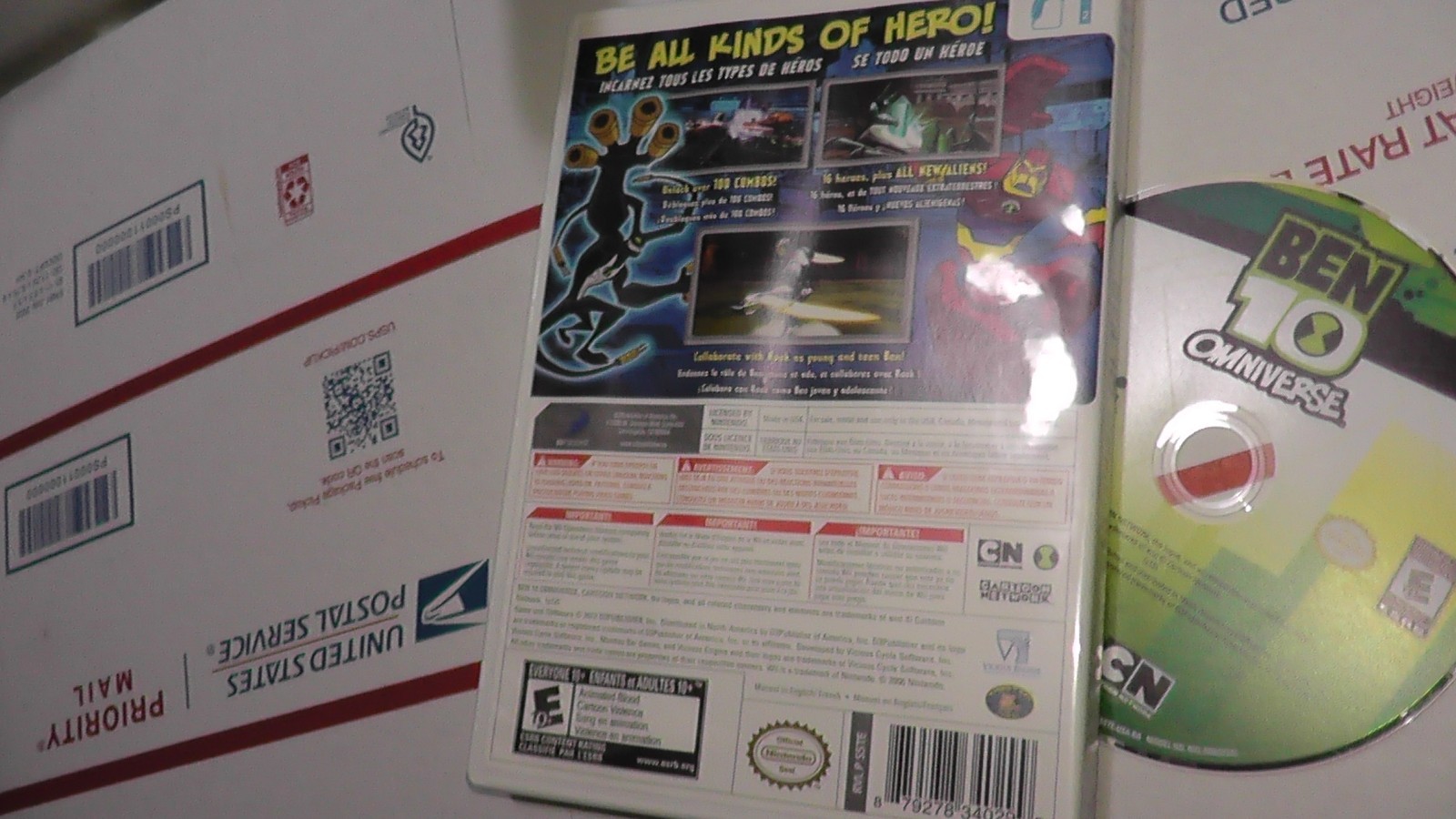 Tested Nintendo Wii BEN 10 OMNIVERSE CIB Game + Box & Manual