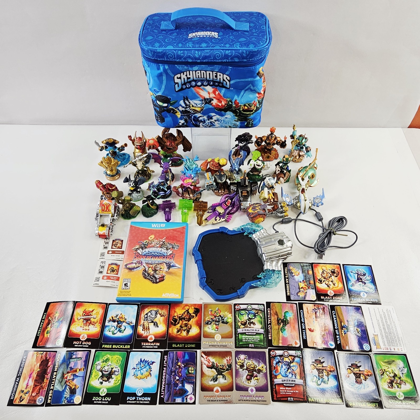 Skylanders Lot Figures Vehicles Trap Team Giants Swap Force Super Chargers Wii U