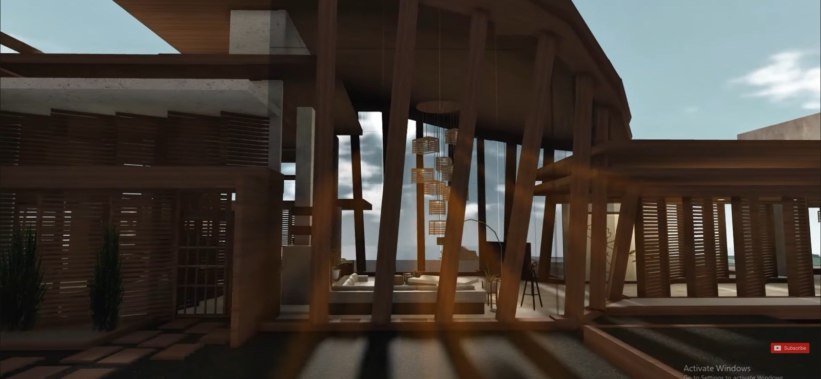SPRING MODERN MANSION BLOXBURG.CHECK DESCRIP.FAST BUILDER FOR AFFORDABLE PRICE