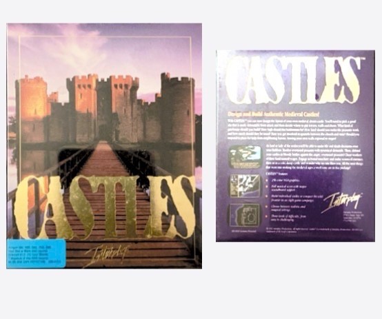 Castles Factory Sealed Commodore Amiga Interplay Big Box Strategy Rare