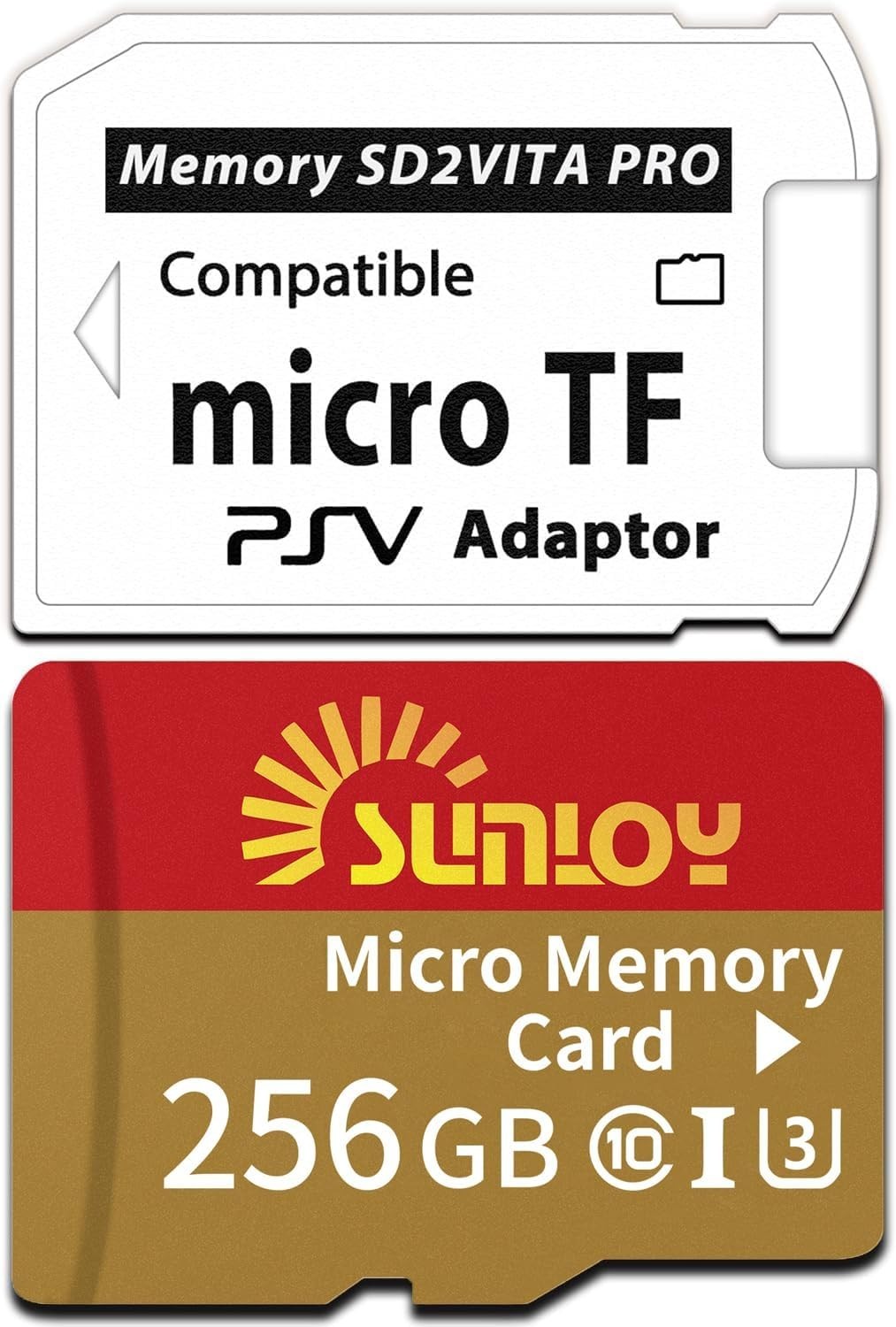 SD2Vita 6.0 PS Vita Memory Card Adapter with 256GB Micro SD Card, High Speed …