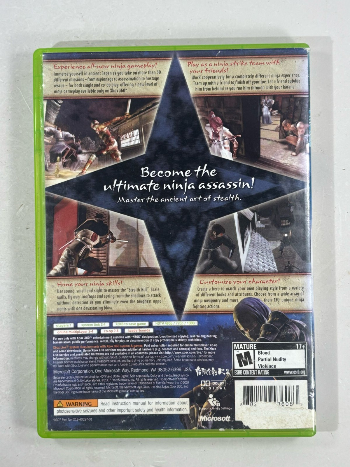 Tenchu Z (Microsoft Xbox 360, 2007)