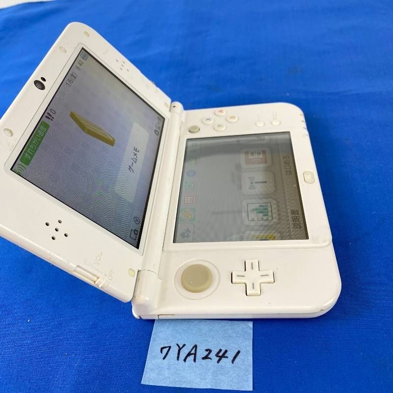 ◇ワYA241 Nintendo new Nintendo 3DS XL LL Pearl White Dual IPS Tested Work Japan