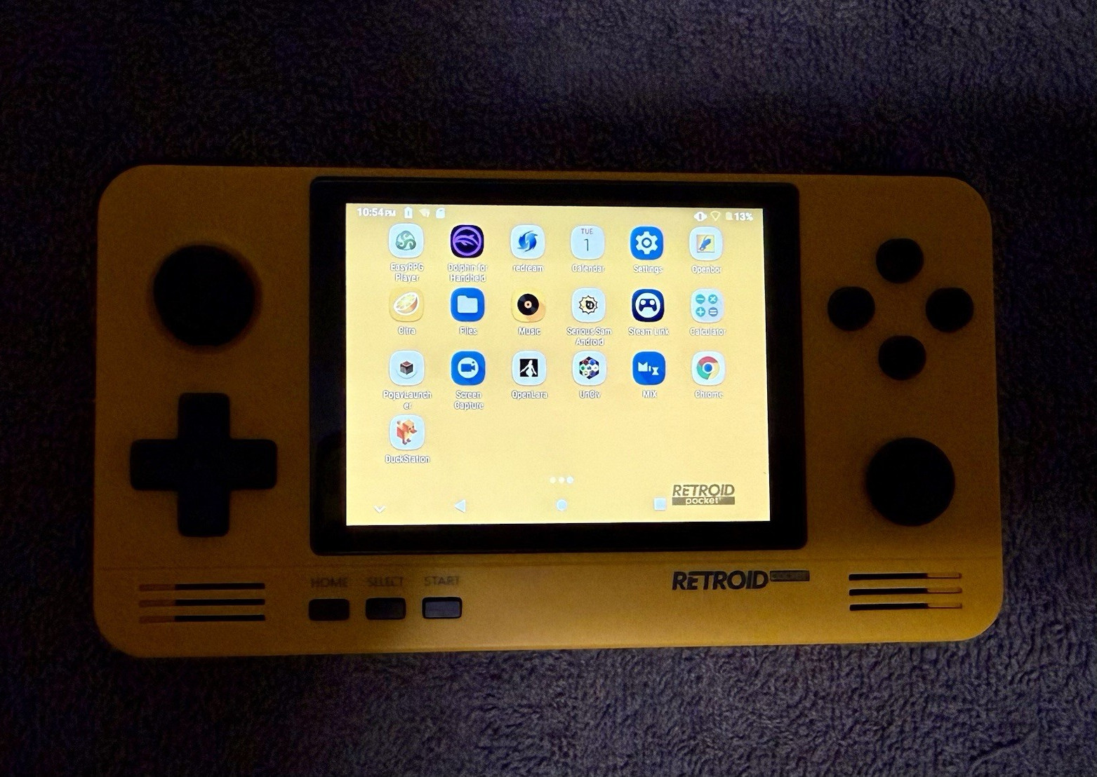 Retroid Pocket 2 Handheld Android Game Console 32GB Wi-Fi 480p Yellow 2020