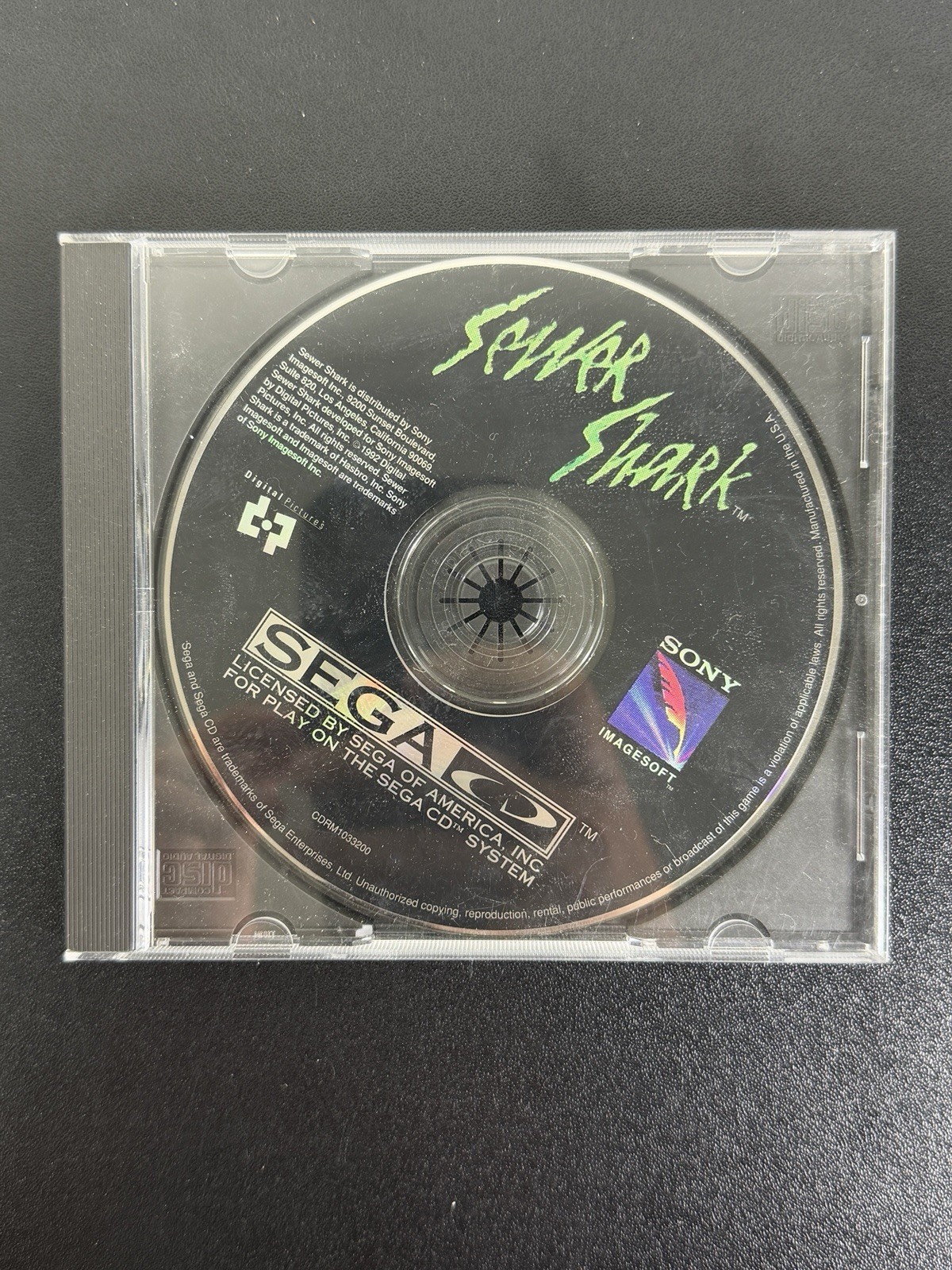 Sewer Shark Sega CD – W/ Manual & Sealed Jewel Case – Authentic