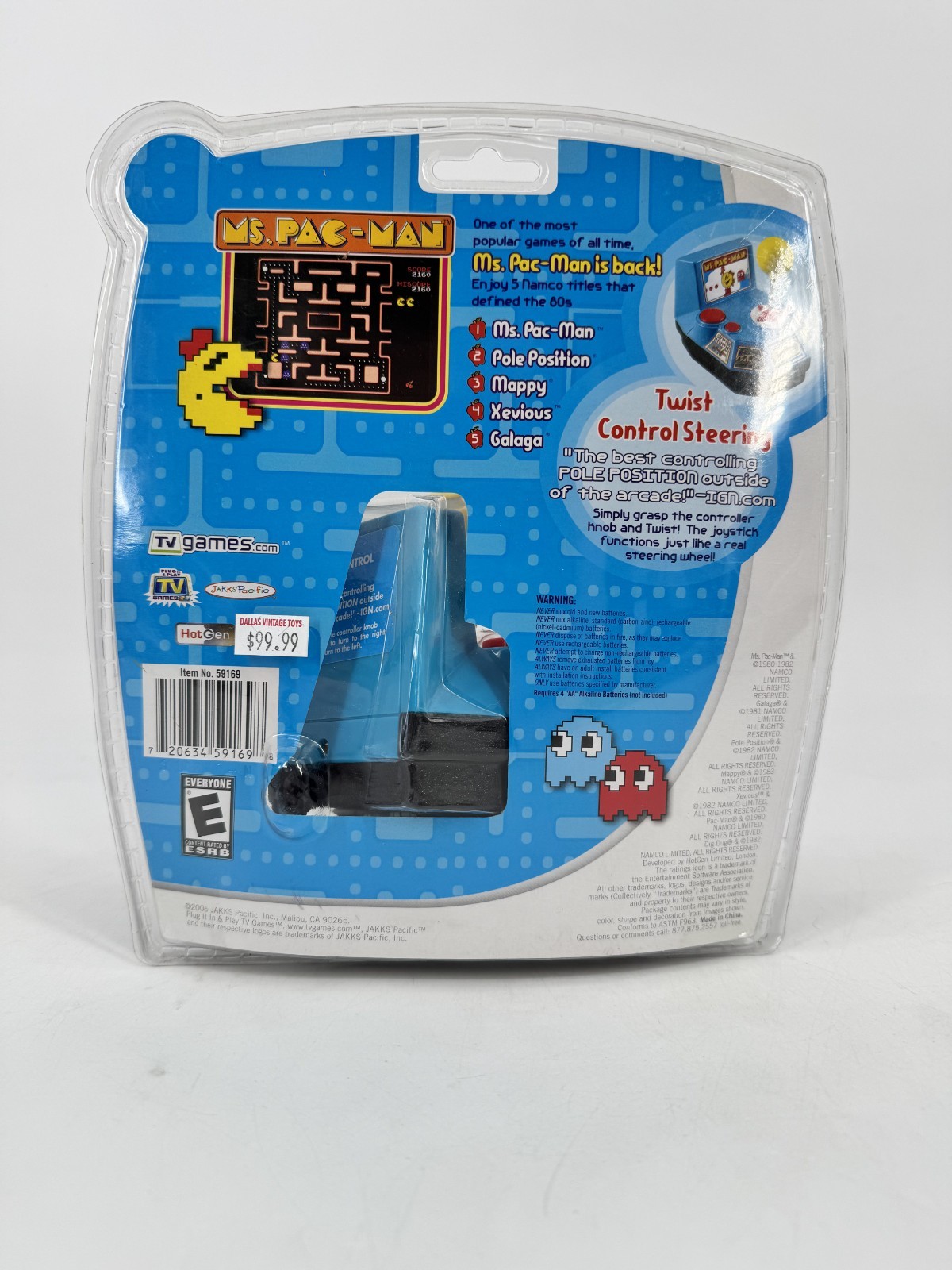 Sealed 2006 Jakks Pacific Ms. Pac-Man and Friends Plug & Play TV Game System!