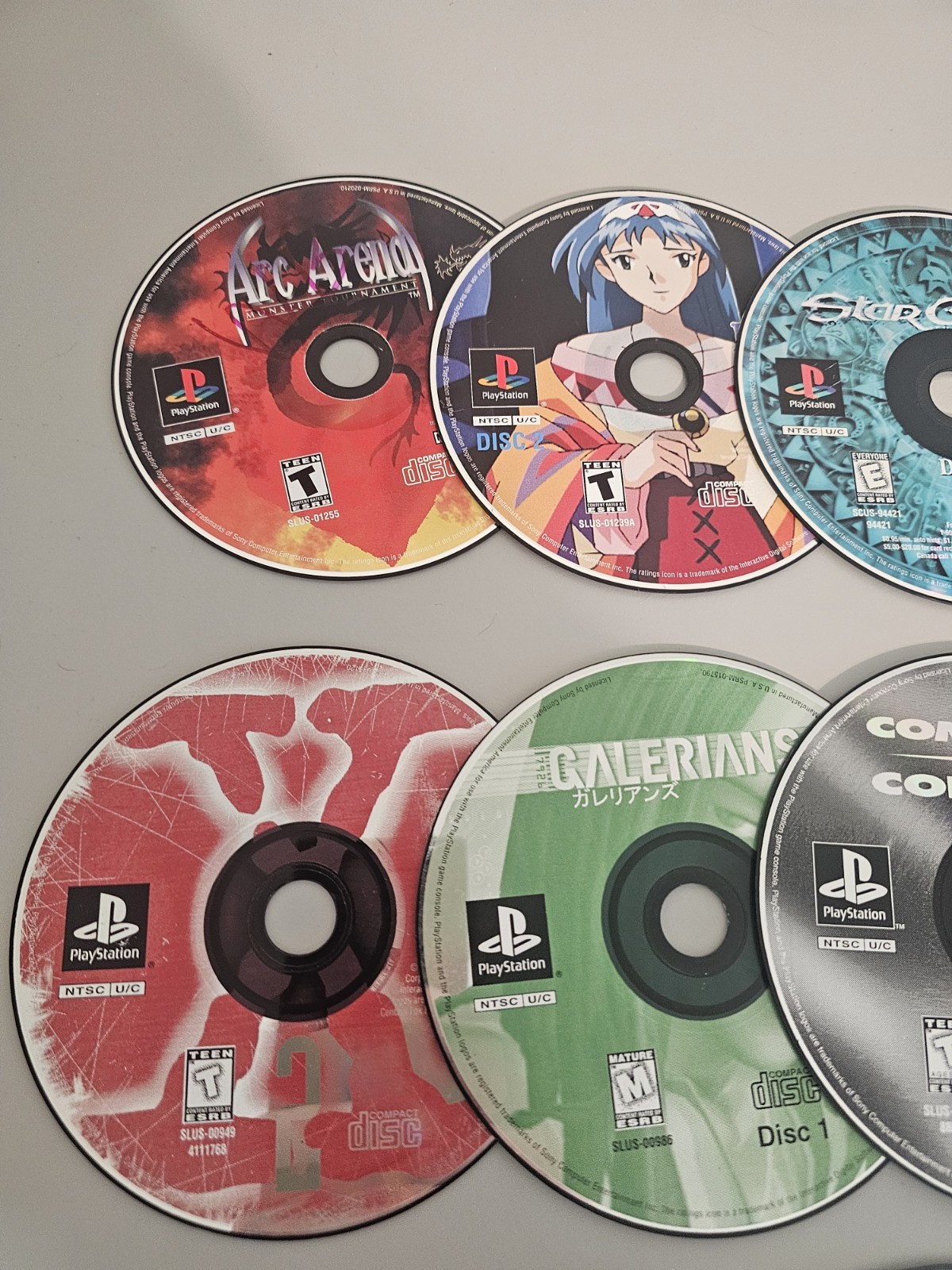 Playstation 1 Ps1 Disc Only Game Lot Of 34 Disk 1 2 3 4 Final Fantasy 7 Dragoon