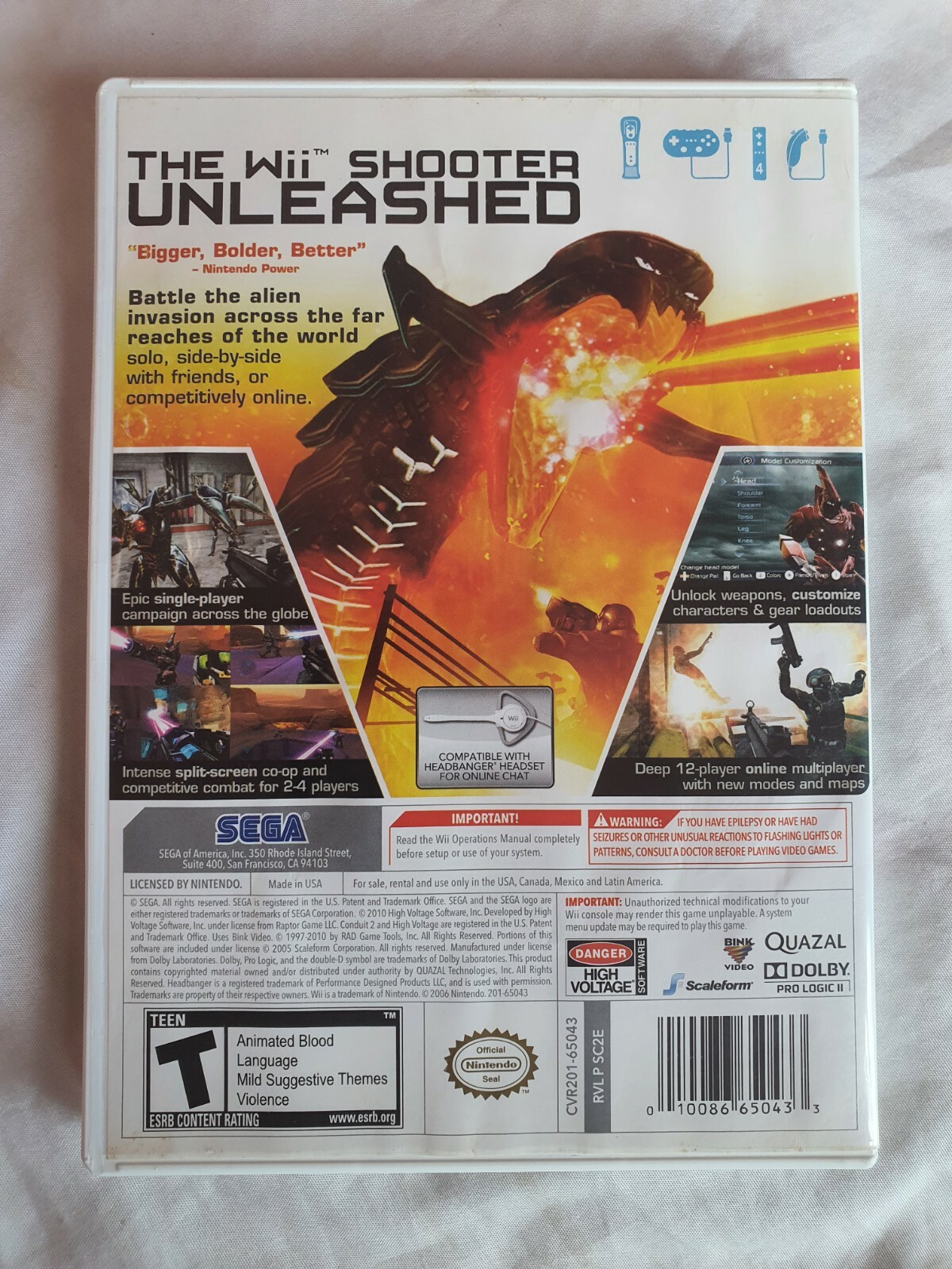 Conduit 2 (NTSC) (Nintendo Wii)