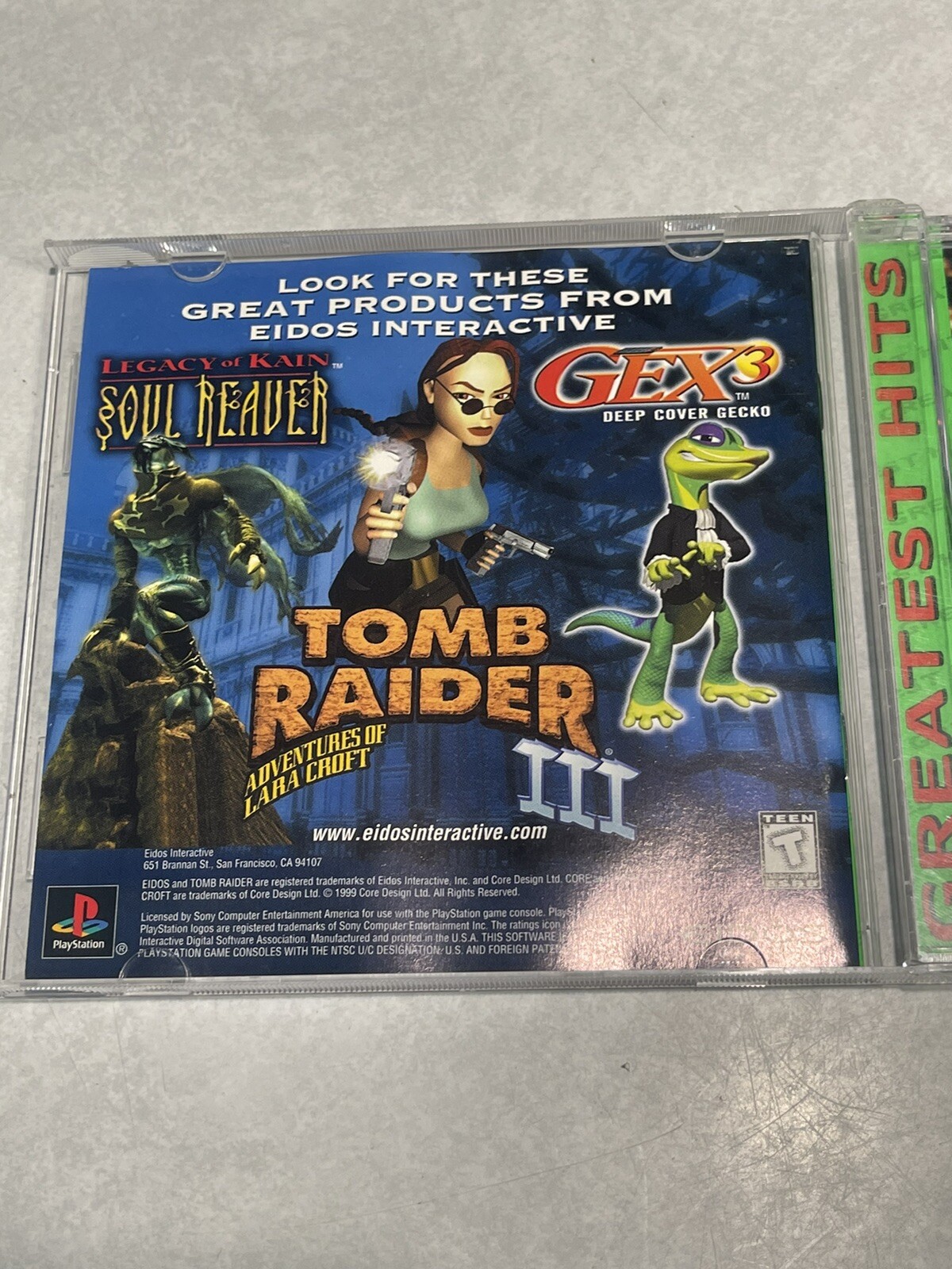 Tomb Raider II – PS1 – Clean & Tested – Fast Shipping – Complete CIB