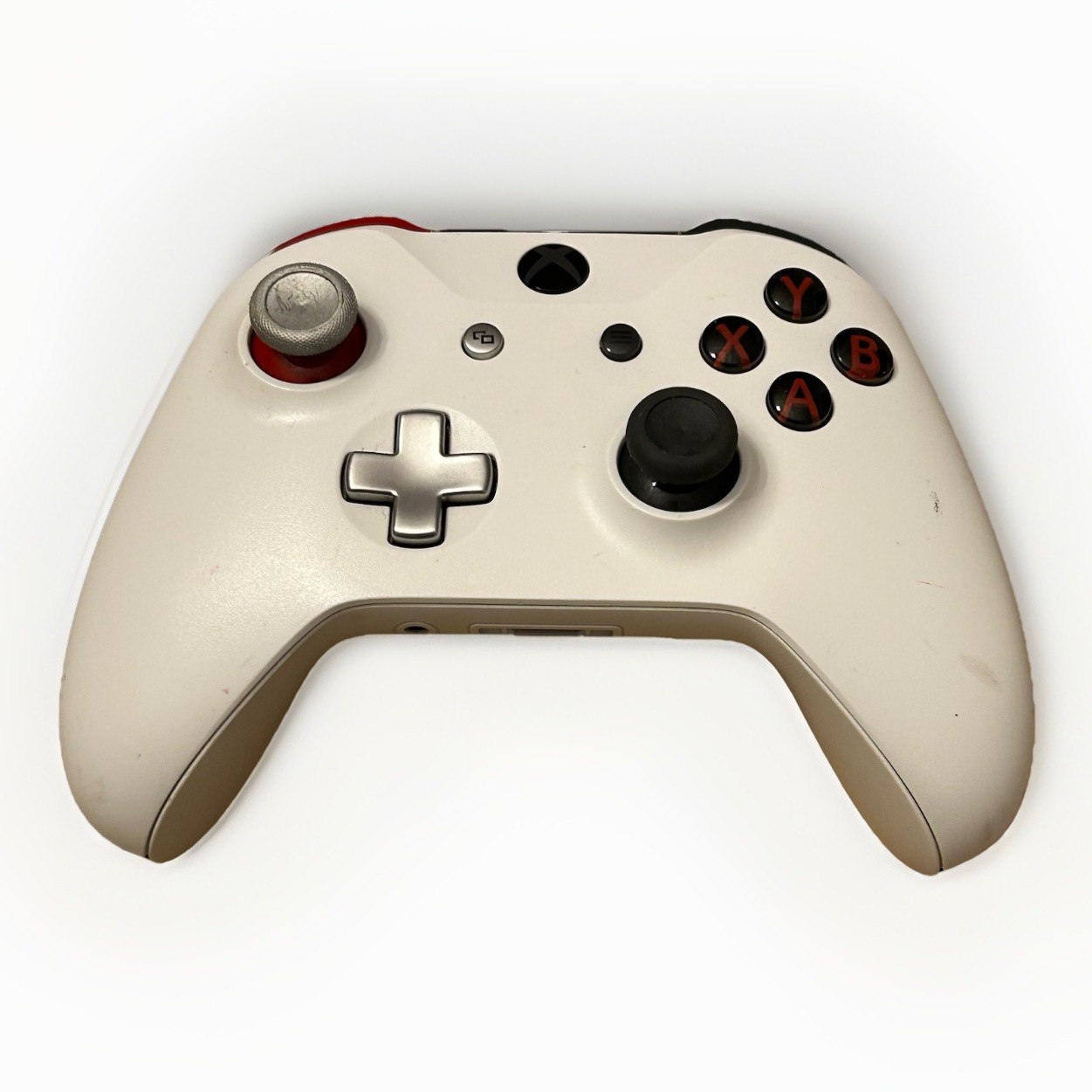 Microsoft Xbox One Wireless Controller 1708 White Silver Red Custom Tested Works