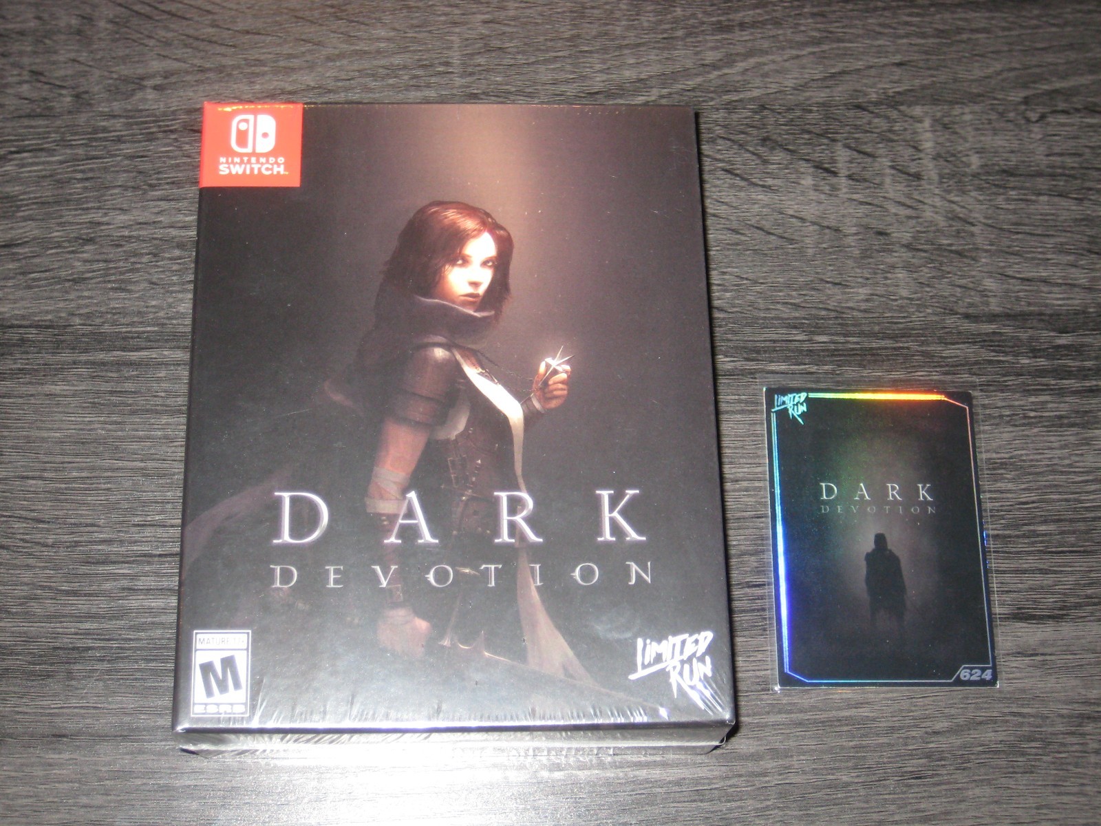 DARK DEVOTION COLLECTOR’S EDITION w/ CARD (LIMITED RUN GAMES #57 LRG) OOP