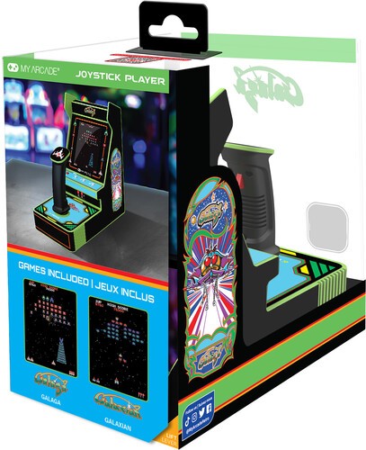 My Arcade DGUNL-7000 Joystick Player Galaga/Galaxian Portable Retro Arcade (2 GA