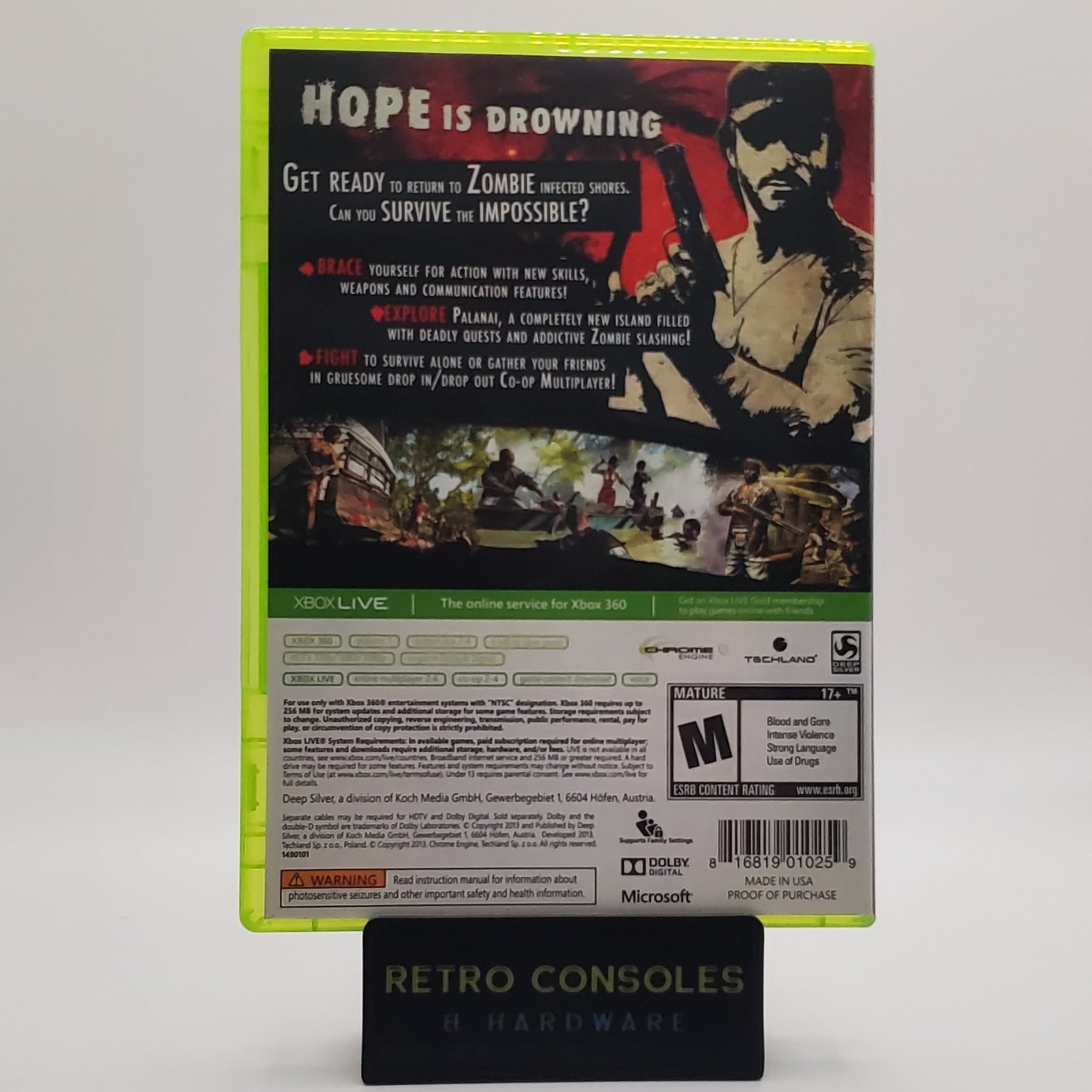 Dead Island: Riptide Special Edition (Xbox 360 2013) CIB/Tested