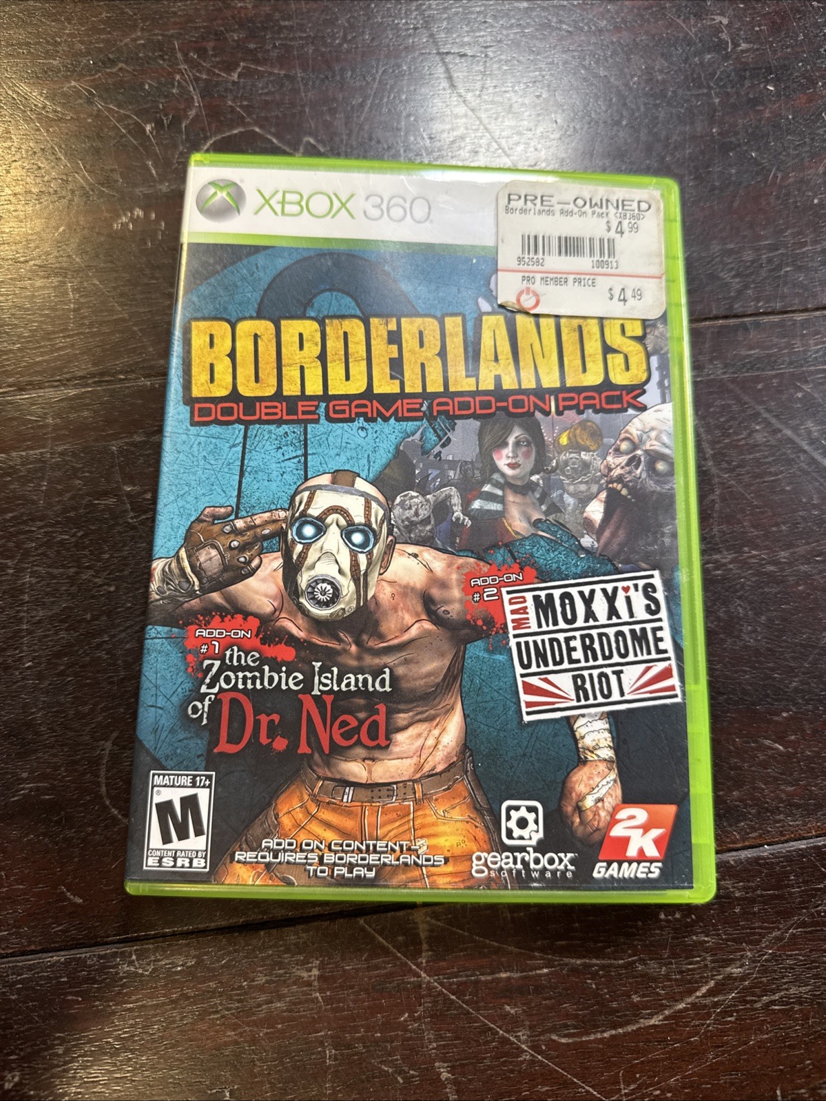 Borderlands Double Game Add-On Pack: The Zombie Island of Dr. Ned & Mad Moxxi’s