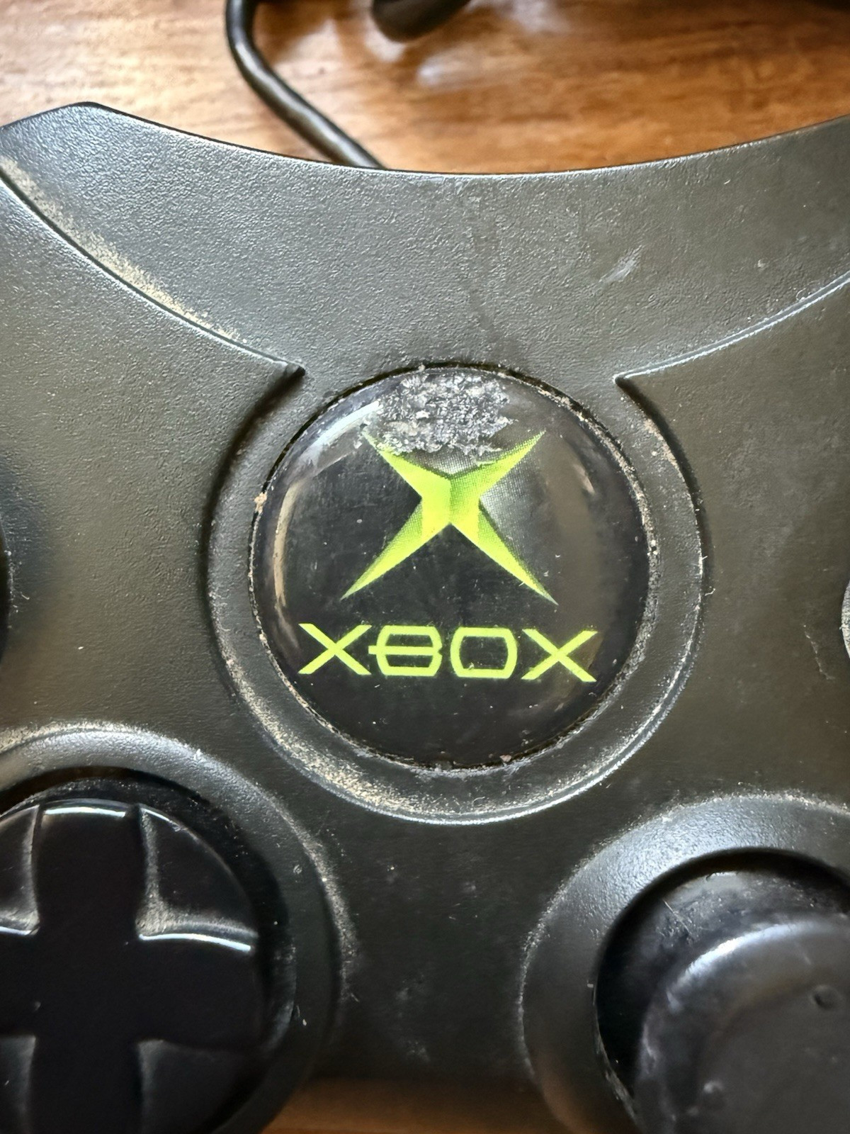 Microsoft Xbox Controller S OEM Black X08-69873 • Tested • No Breakaway Cable