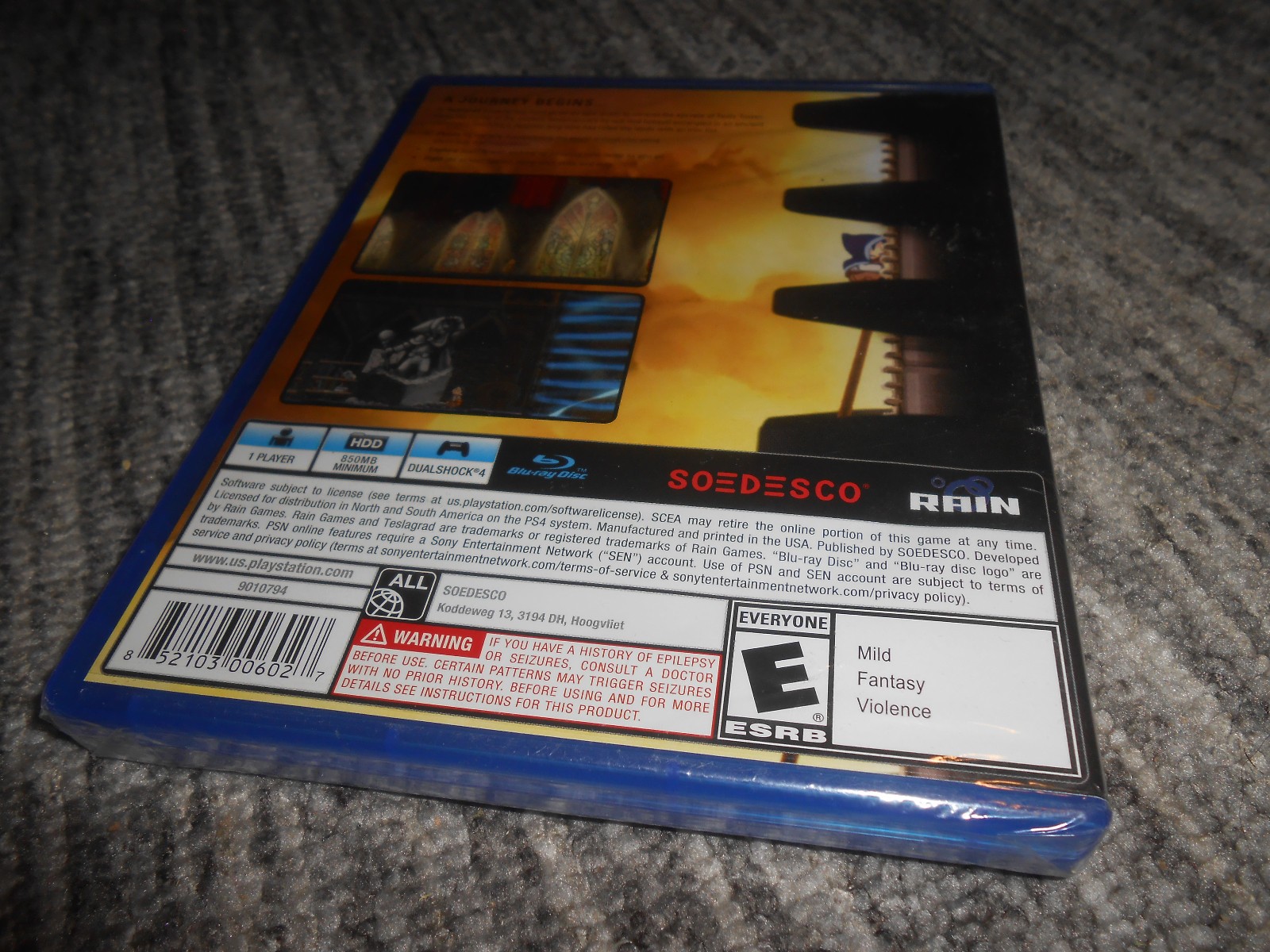 Teslagrad (Sony PlayStation 4, 2015) PS4 Soedesco Puzzle Platformer – New Sealed