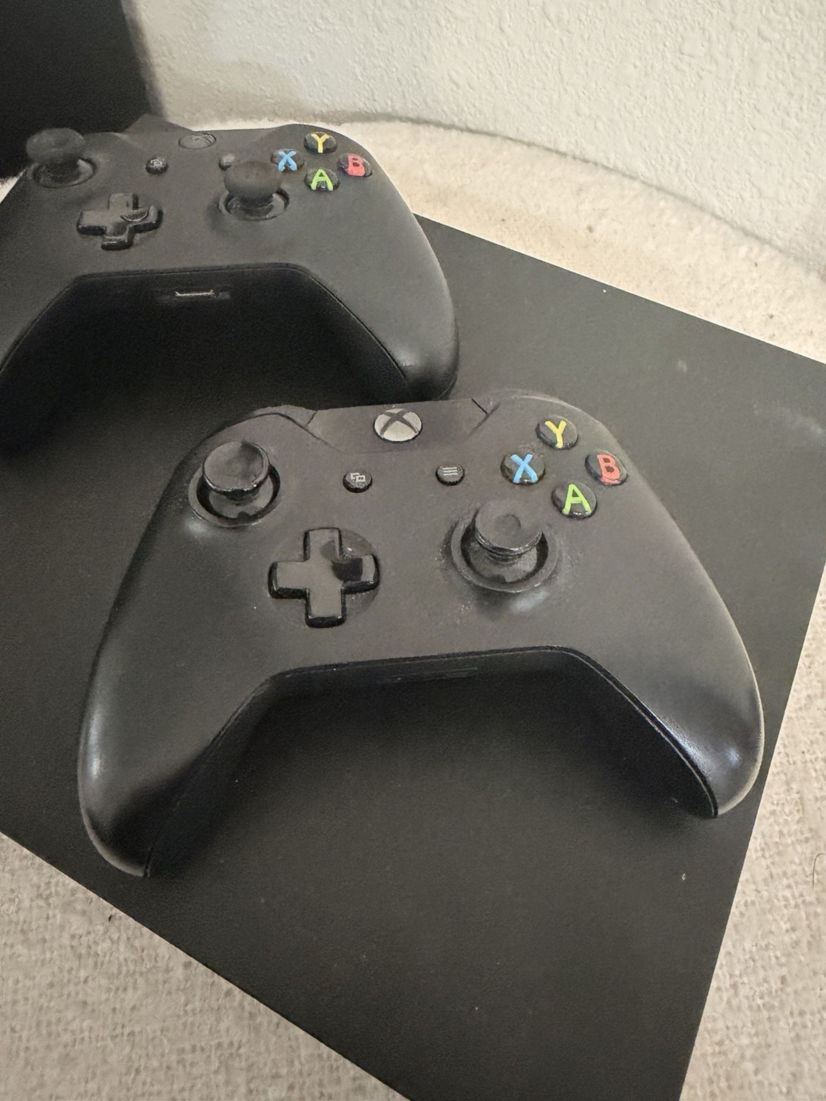 Microsoft Xbox One X 700+GB 4K UHD Black Console w/ 2 Wireless Controllers