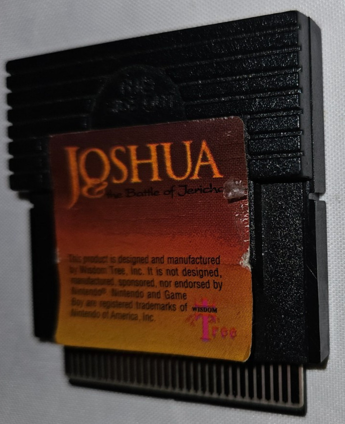 Joshua Battle of Jericho Cartridge Only Authentic Nintendo Game Boy Wisdom Tree