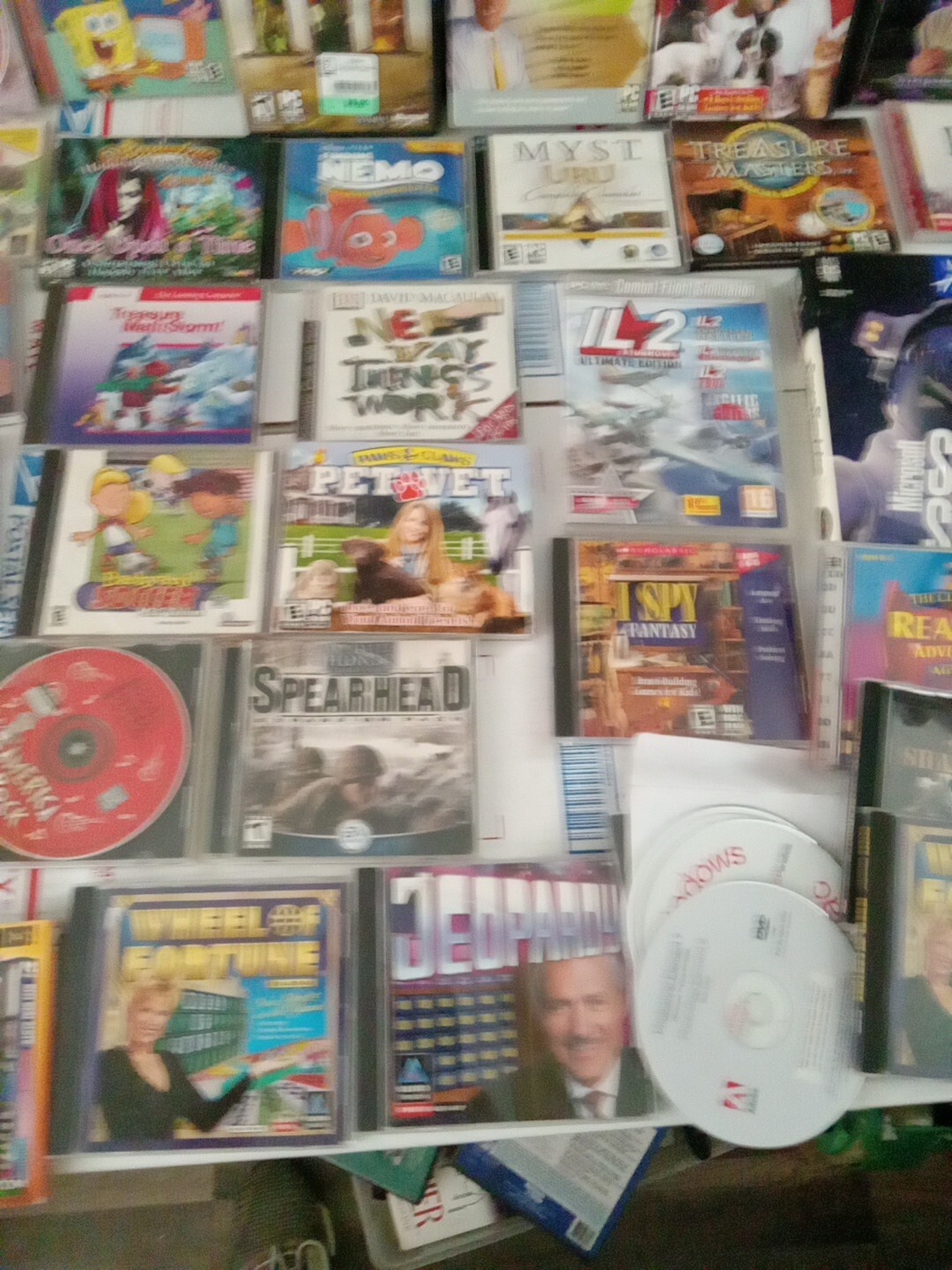 LOT OF 35 rare PC CD-ROM Video games Estate Sale Nice Variety 🇺🇲 T4#289