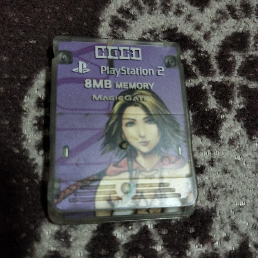 PlayStation2 PS2 Final Fantasy X Yuna Memory card 8MB Hori Video game Japan USED