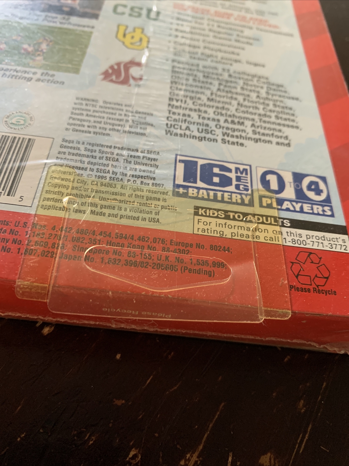 Sega Genesis College Football’s National Championship II New
