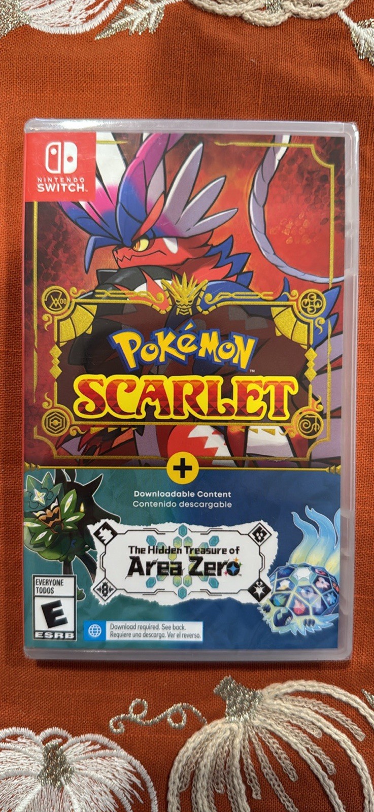 Pokemon Scarlet + The Hidden Treasure of Area Zero Bundle (Game+DLC)