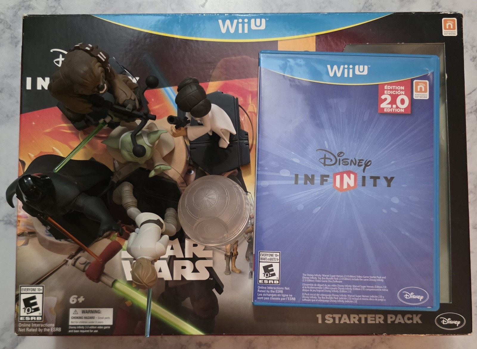 Disney Infinity Star Wars 3.0 Edition w/ Figures Bundle (Nintendo Wii U, 2015)