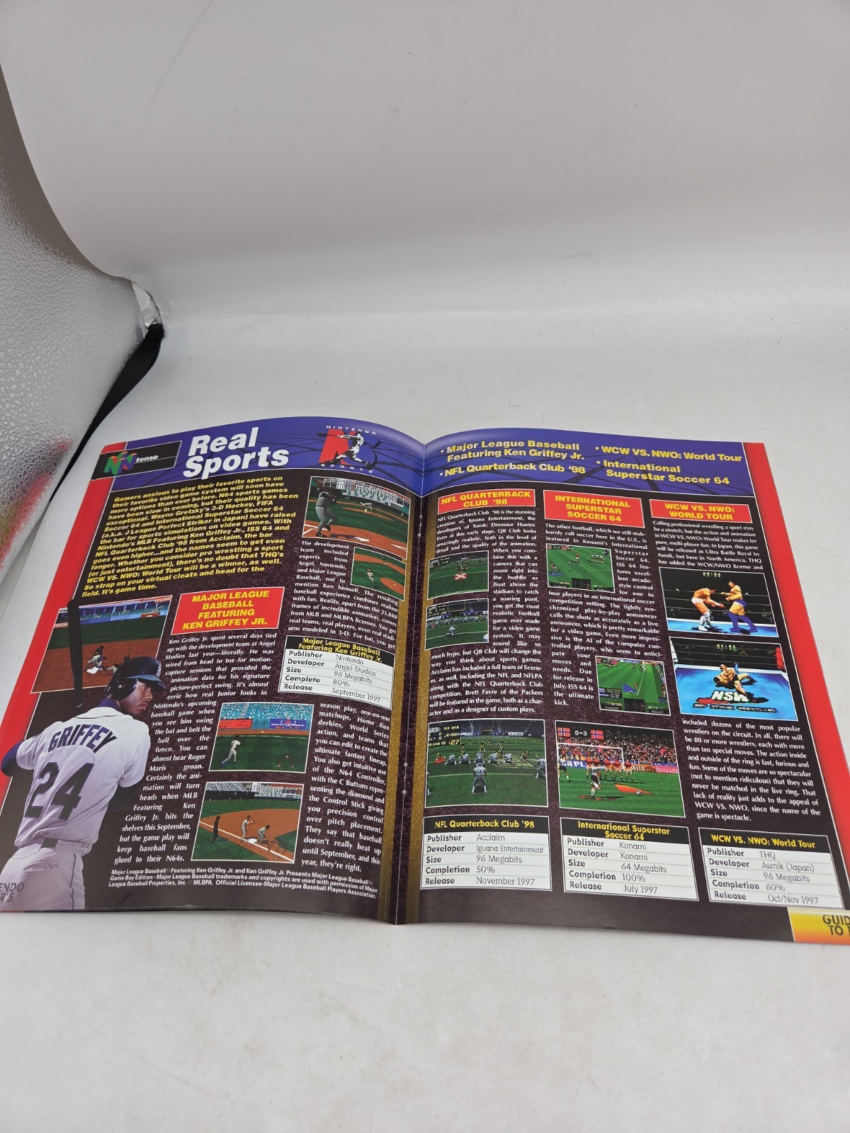 Nintendo Power Guide To E3 1997 Promotion Retail Game Catalog / Booklet