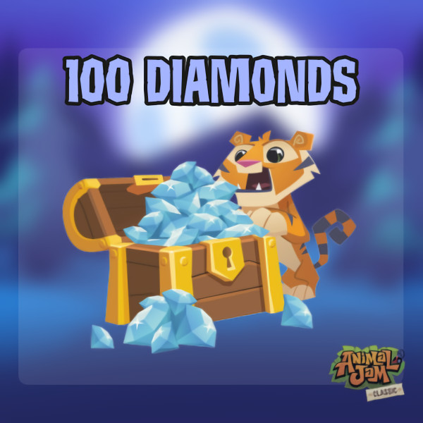 Animal Jam Classic (AJC) – 100 Diamonds – (READ DESC BEFORE BUYING)