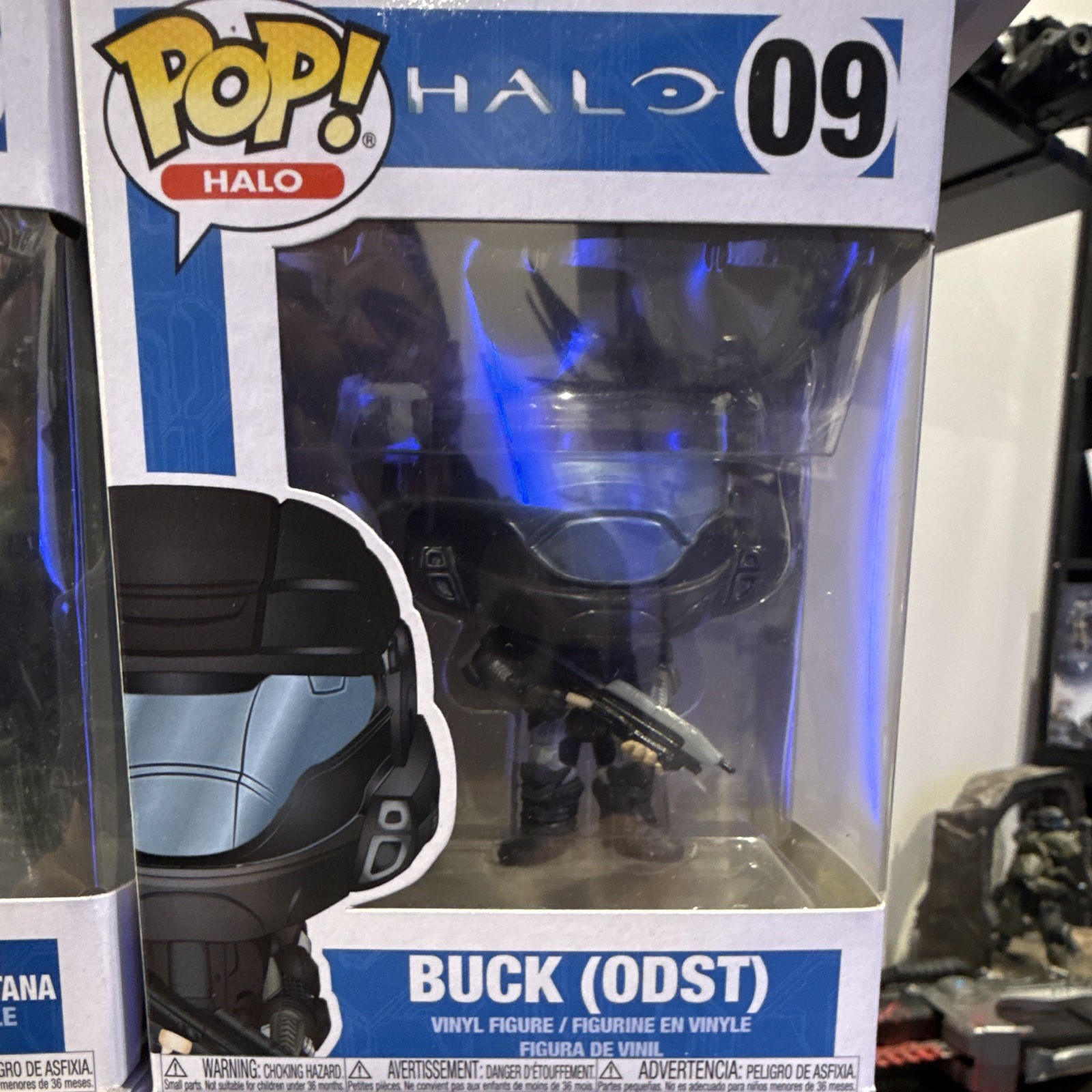 Funko Pop! Halo Vinyl Figure Lot Glows in Dark Master Chief Buck Weapon Escharum