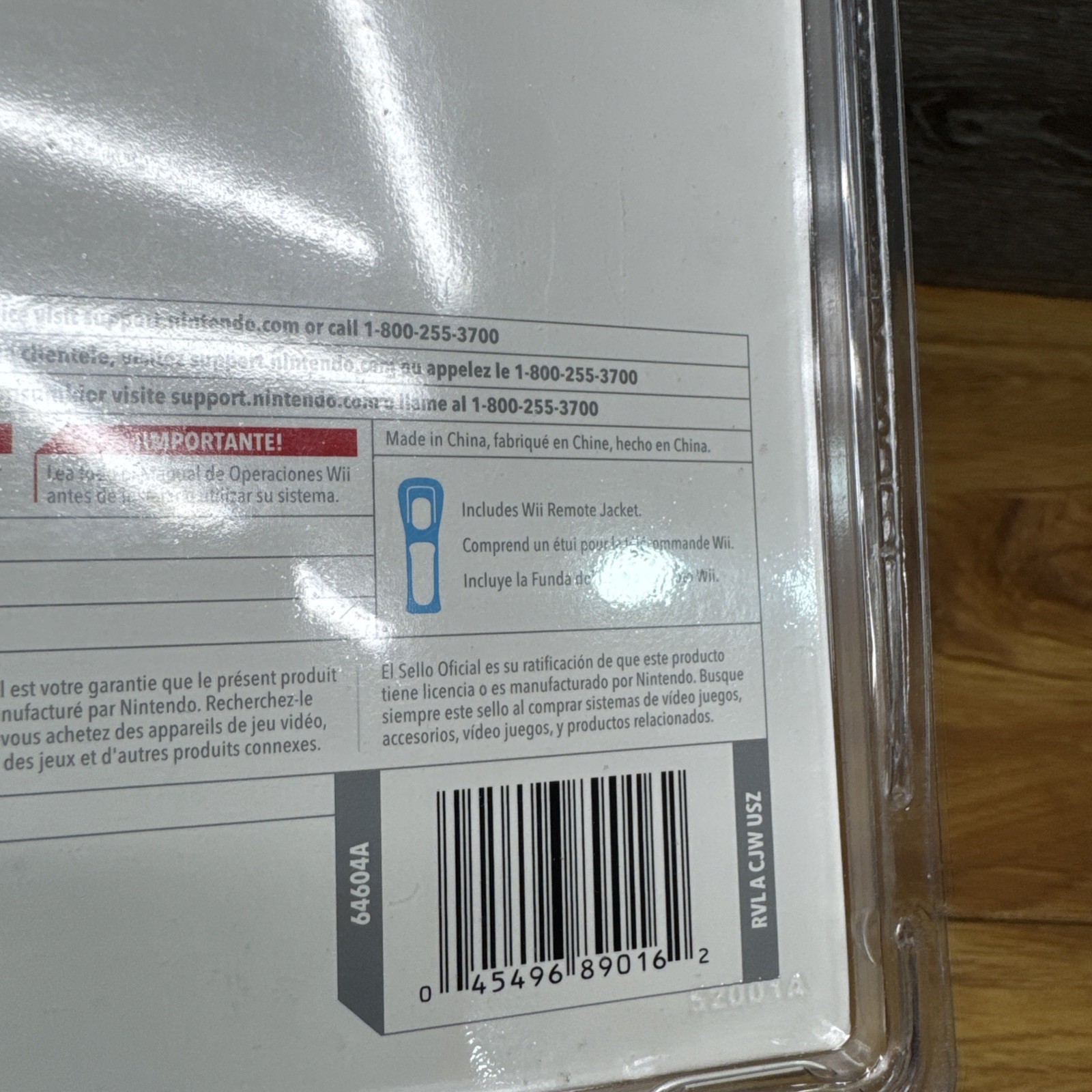 Nintendo Wii Remote Controller New Sealed Original Authentic OEM White