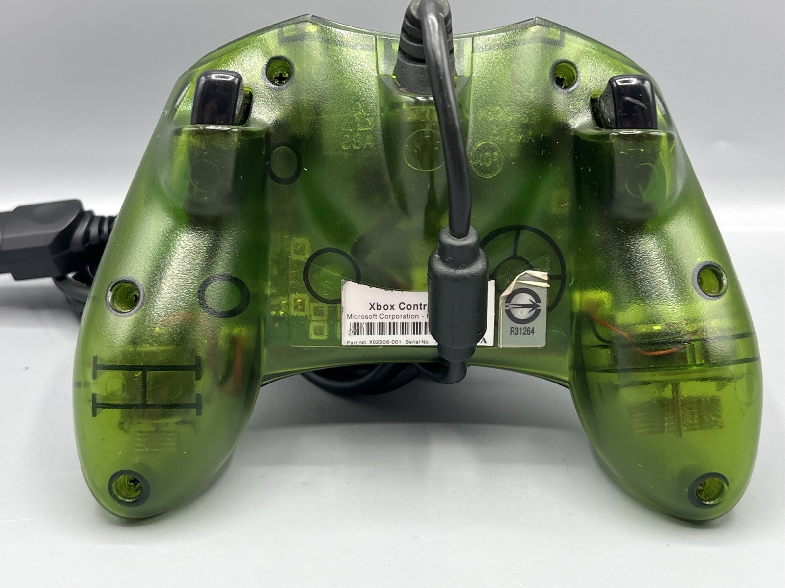 Original Xbox Limited Special Edition Halo Green OEM S Type Controller Tested