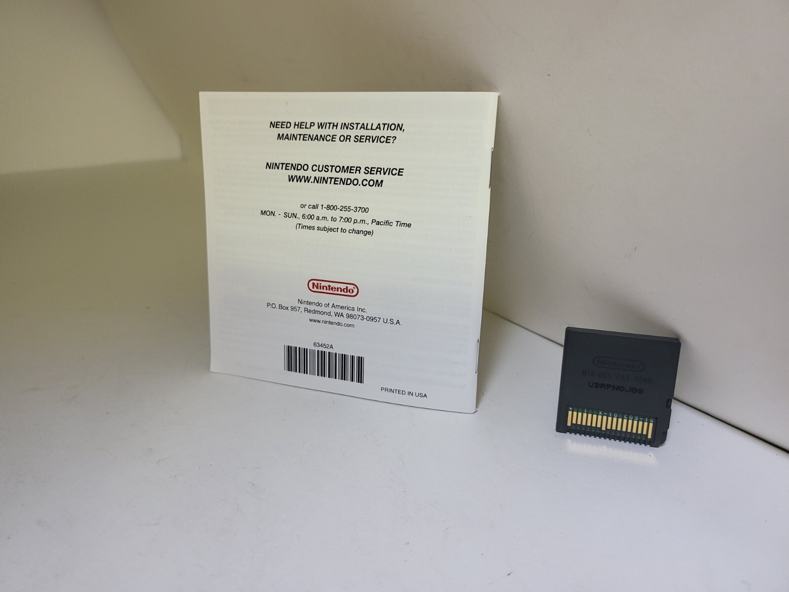 NEW Nintendo DS & DS Lite Internet Browser Cartridge & Manual #P7