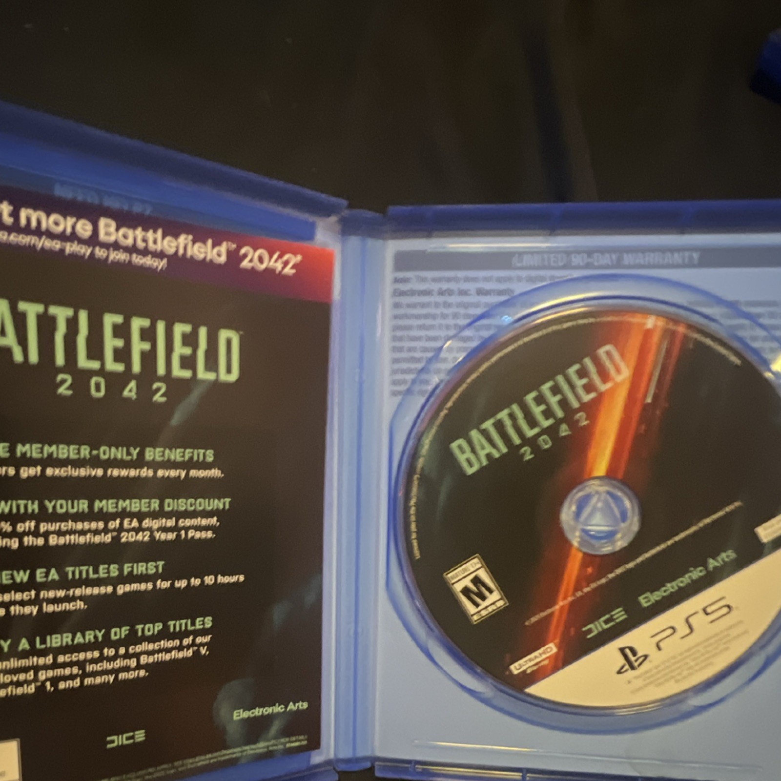 Battlefield 2042 PS5 2021 M Shooter Multiplayer Online Playability