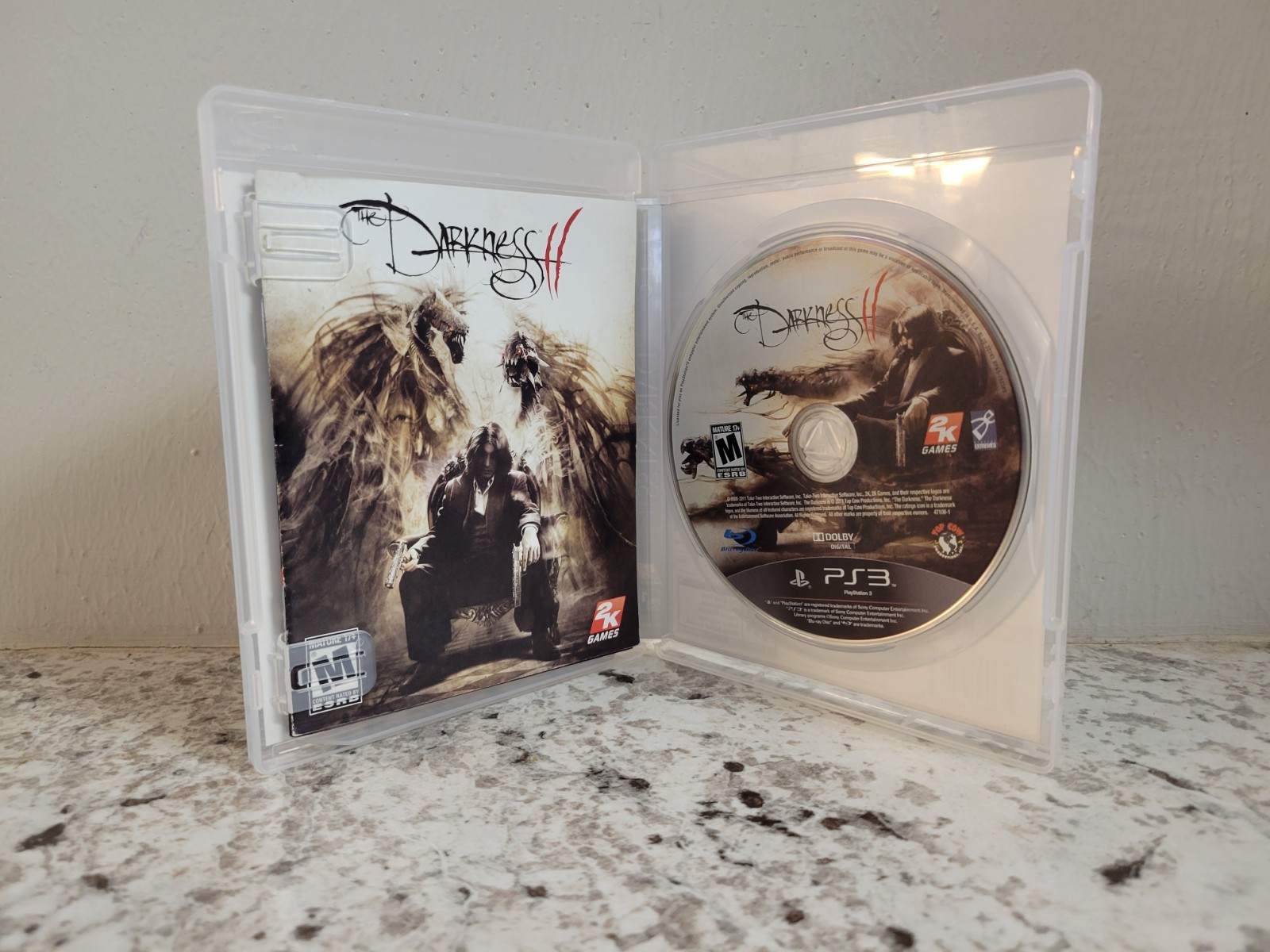 The Darkness II 2 – Limited Edition (Sony PlayStation 3, 2012) CIB Ps3 POSTER