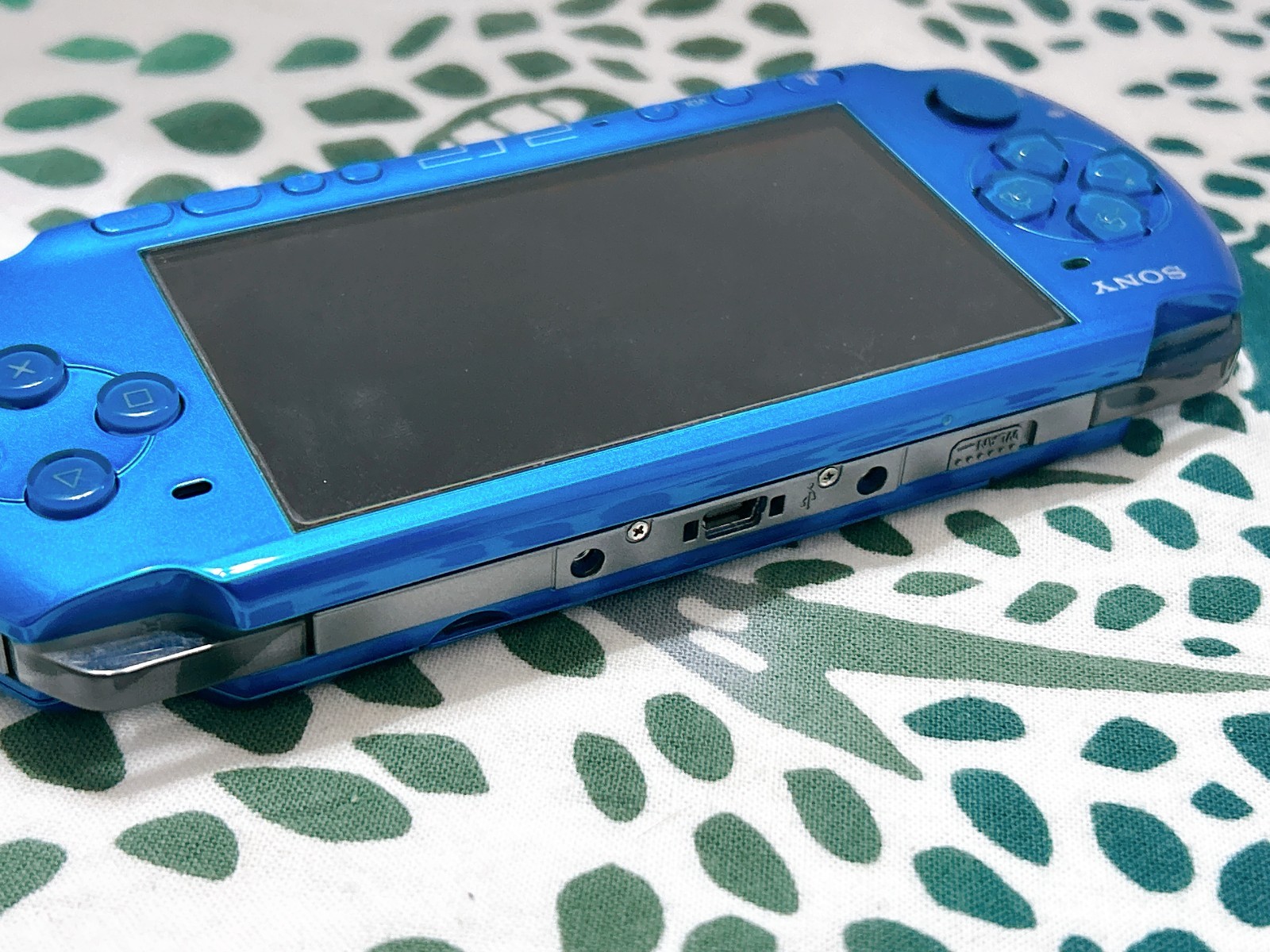 Sony PSP 3000 Console only Vibrant Blue Play Station Portable Japan JP Game Work