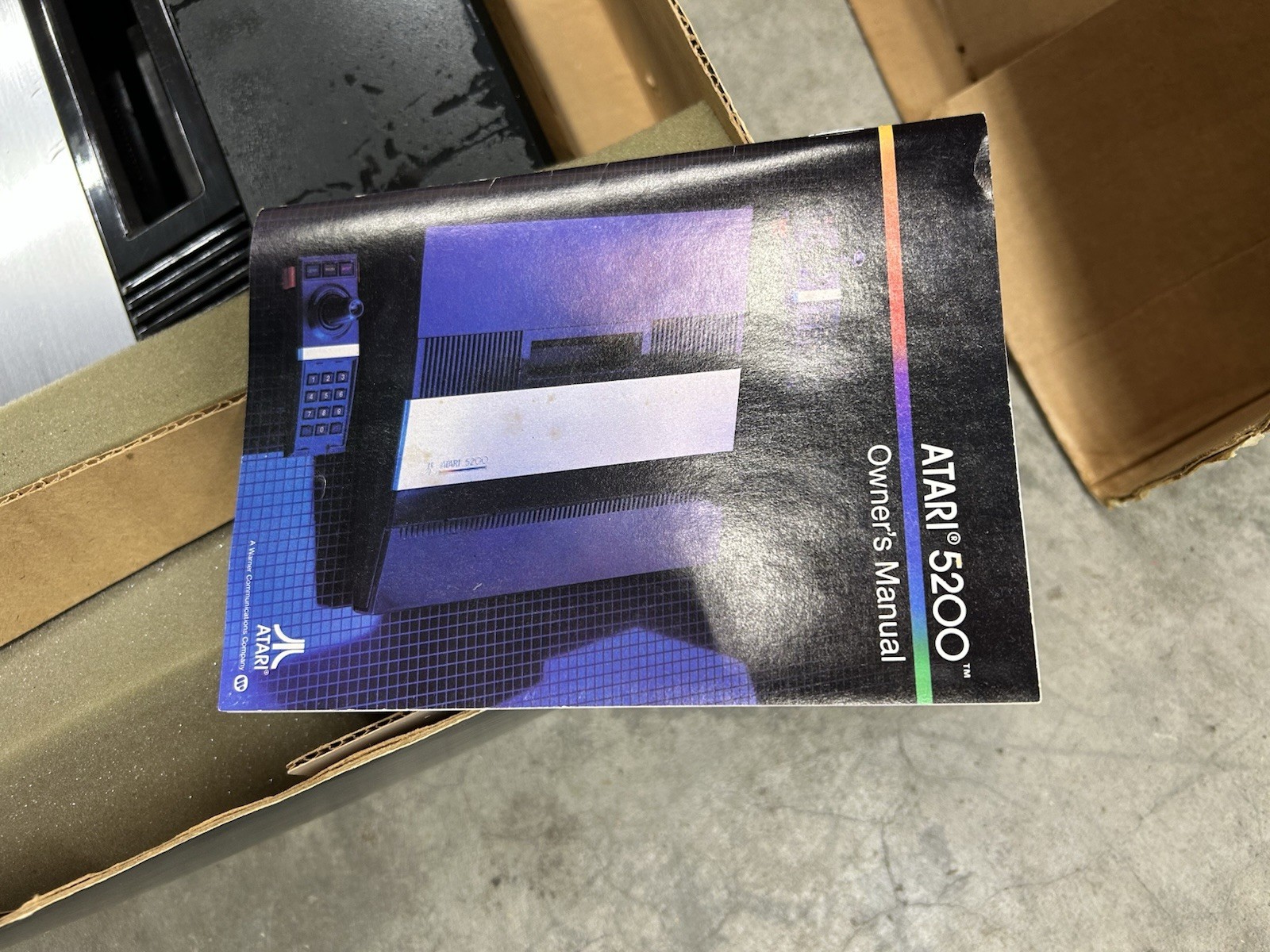 Atari 5200 Console in box with original owners manual