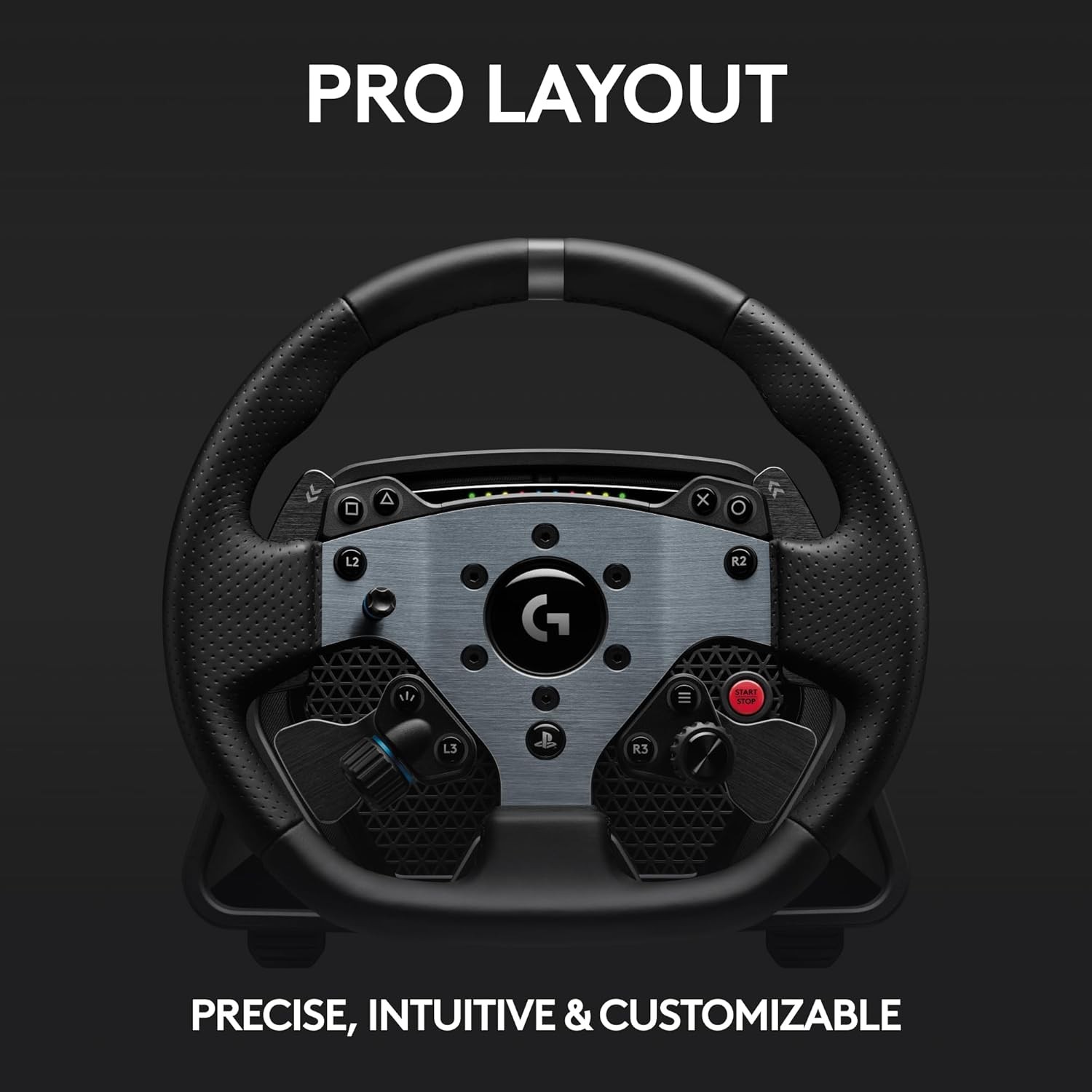 Logitech G PRO Racing Wheel with TRUEFORCE for PlayStation 5 and PC – 941-000175