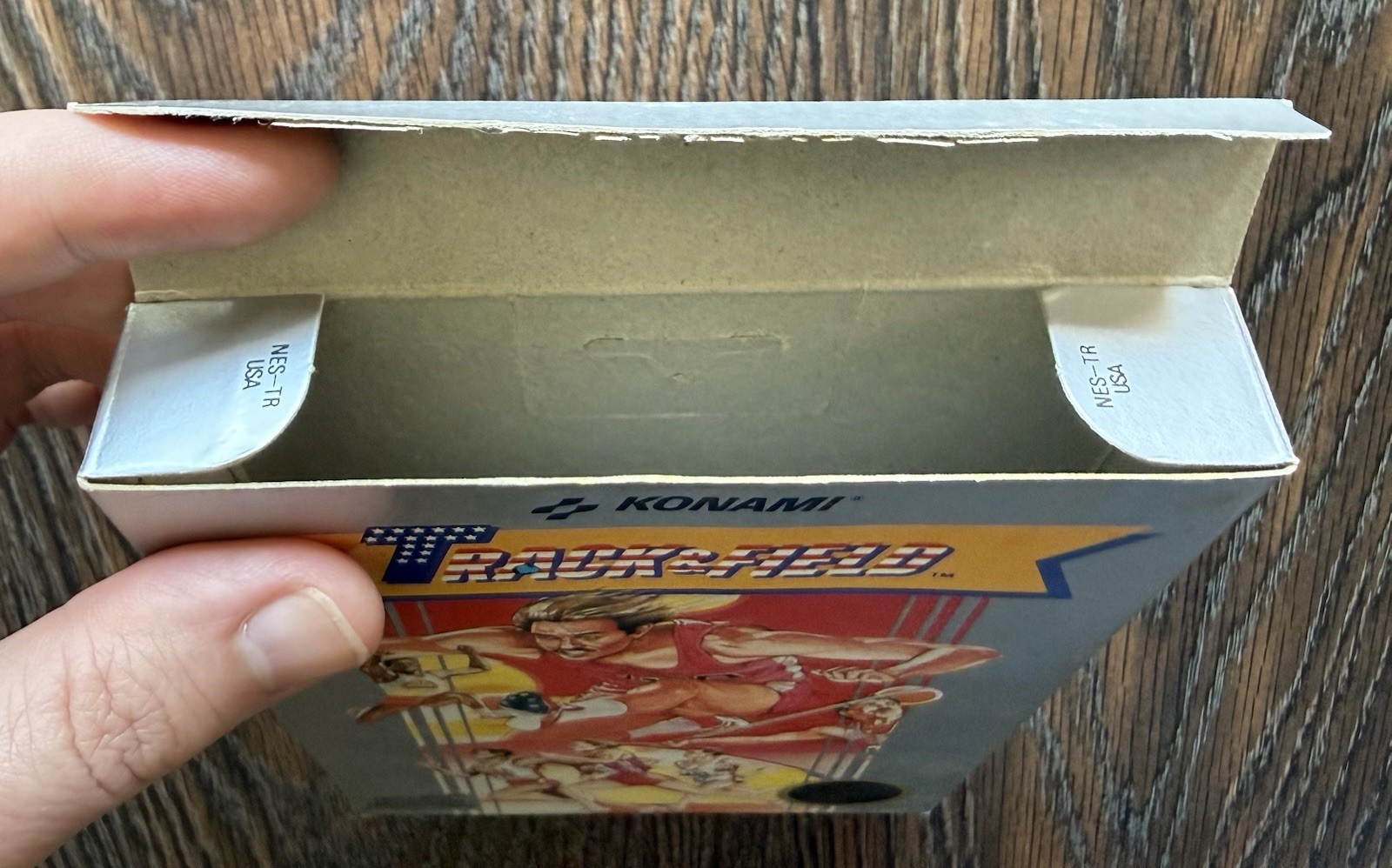 Track and Field HANGTAB BOX & FOAM ONLY (Nintendo, NES 1987) Combine Shipping 🔥