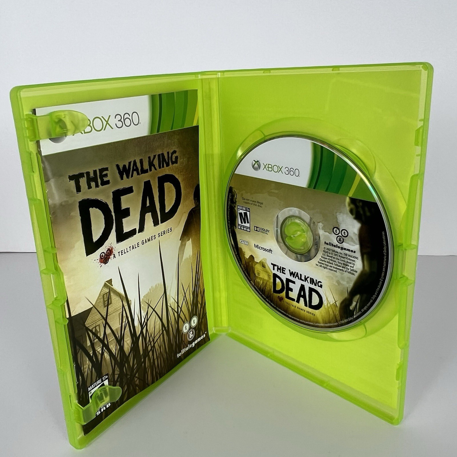 The Walking Dead: A Telltale Games Series (Microsoft Xbox 360, 2012) Complete