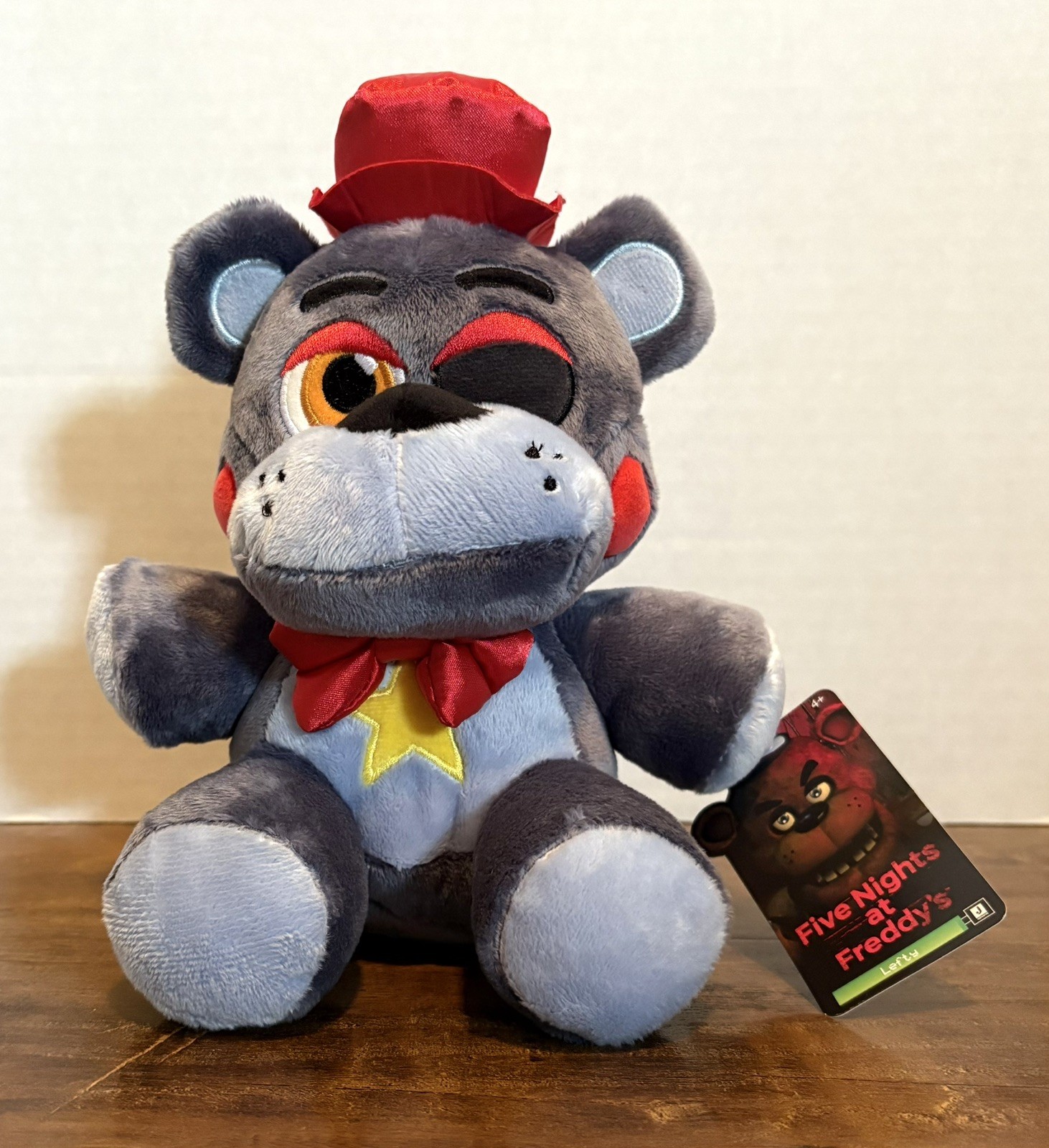 Five Nights at Freddy’s FNAF Jazwares Lefty Plush 8″ Hot Topic Exclusive IN HAND